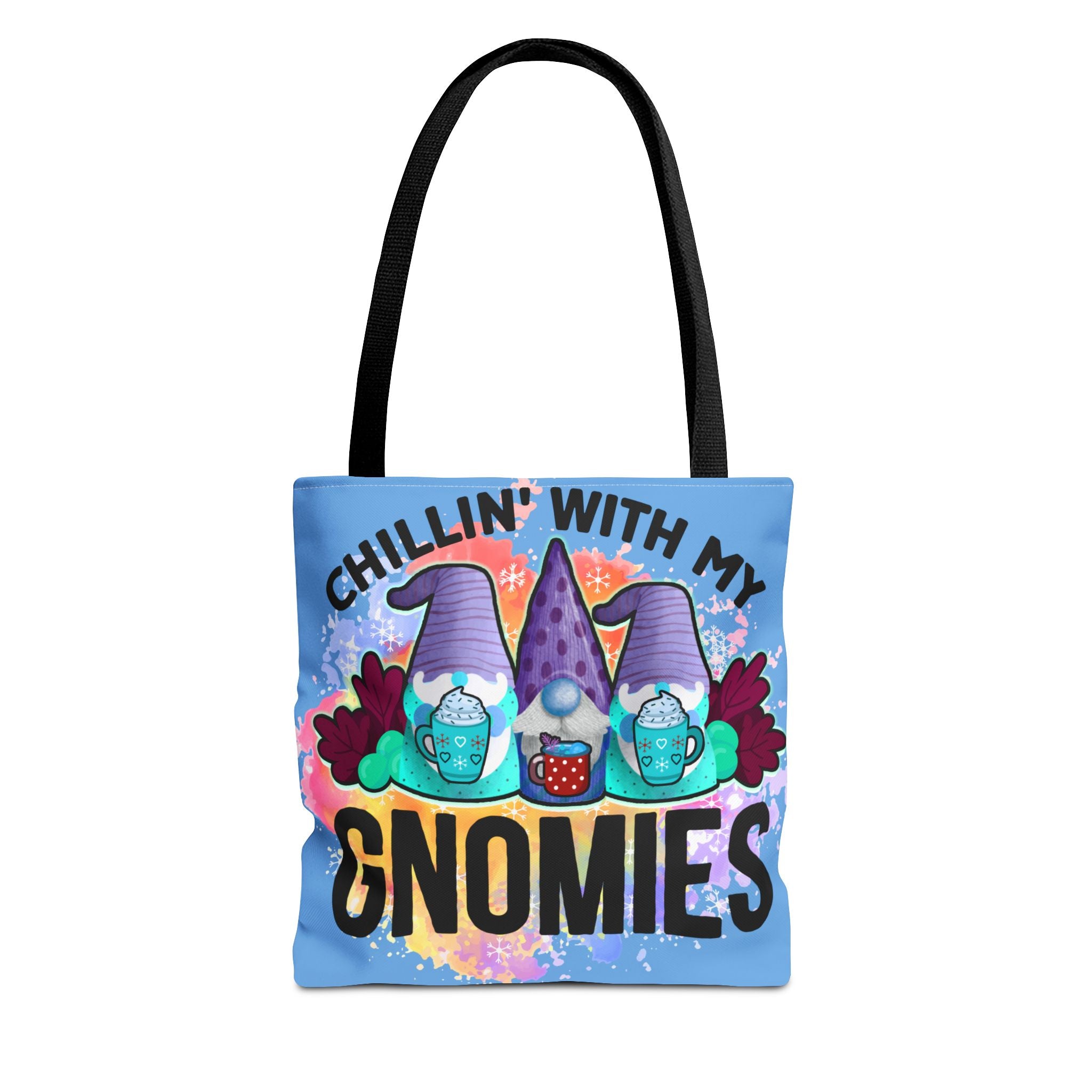 Chillin' with My Gnomies Tote Bag, Fun Gnome Bag, Cute Summer Tote, Gift for Gnome Lovers, Beach Bag, Everyday Bag