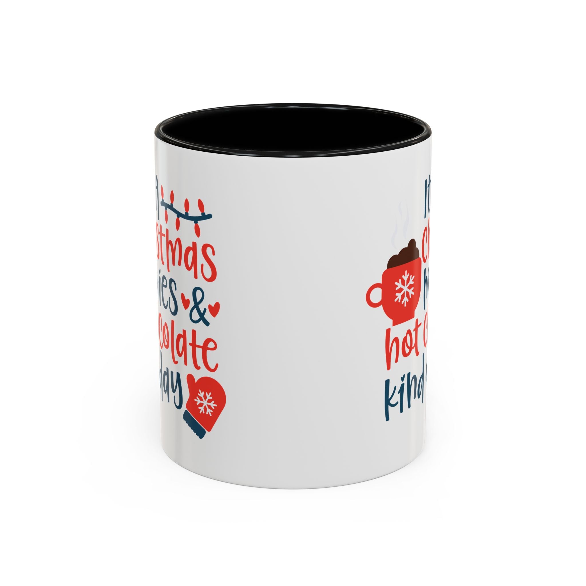 Christmas Movies & Hot Chocolate Coffee Mug, Holiday Gift, Festive Ceramic Mug, Winter Vibes, Cozy Kitchen Decor