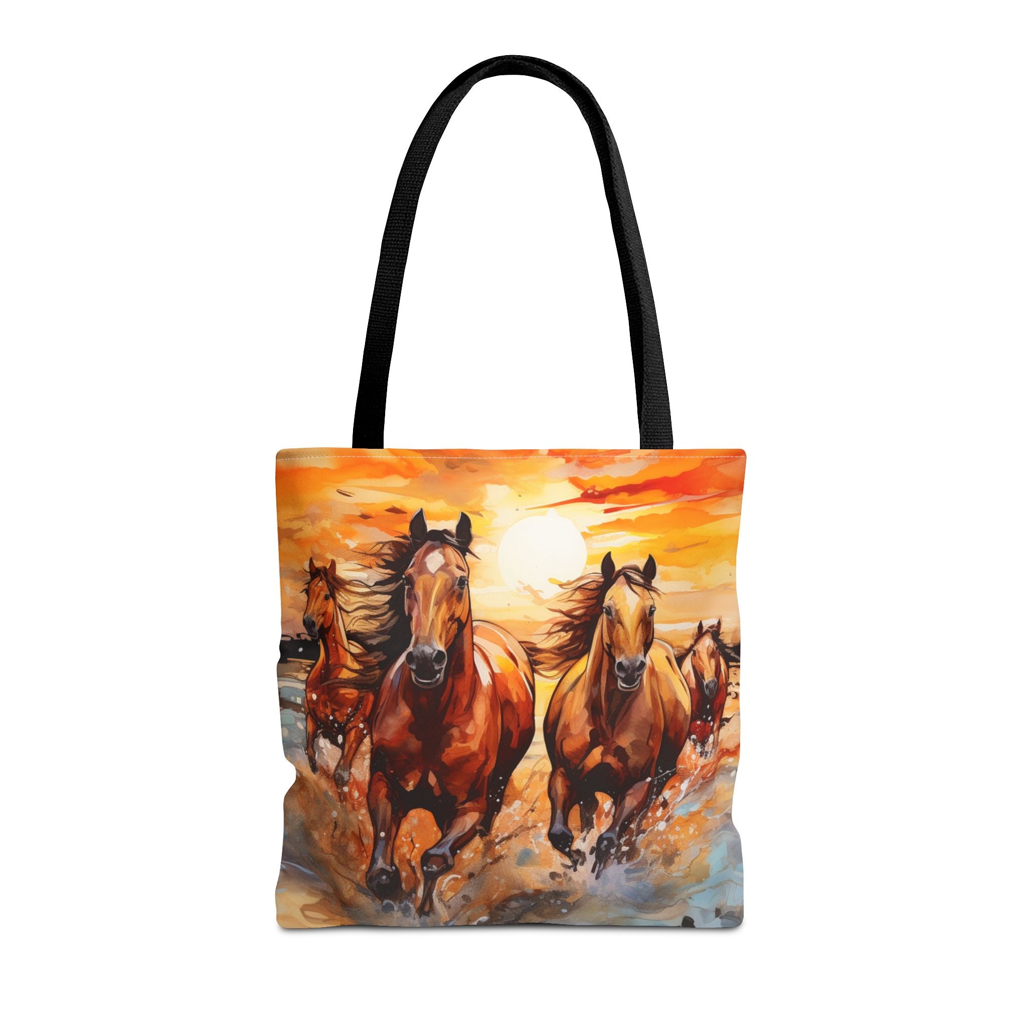 Running Horses Carryall Tote Bag