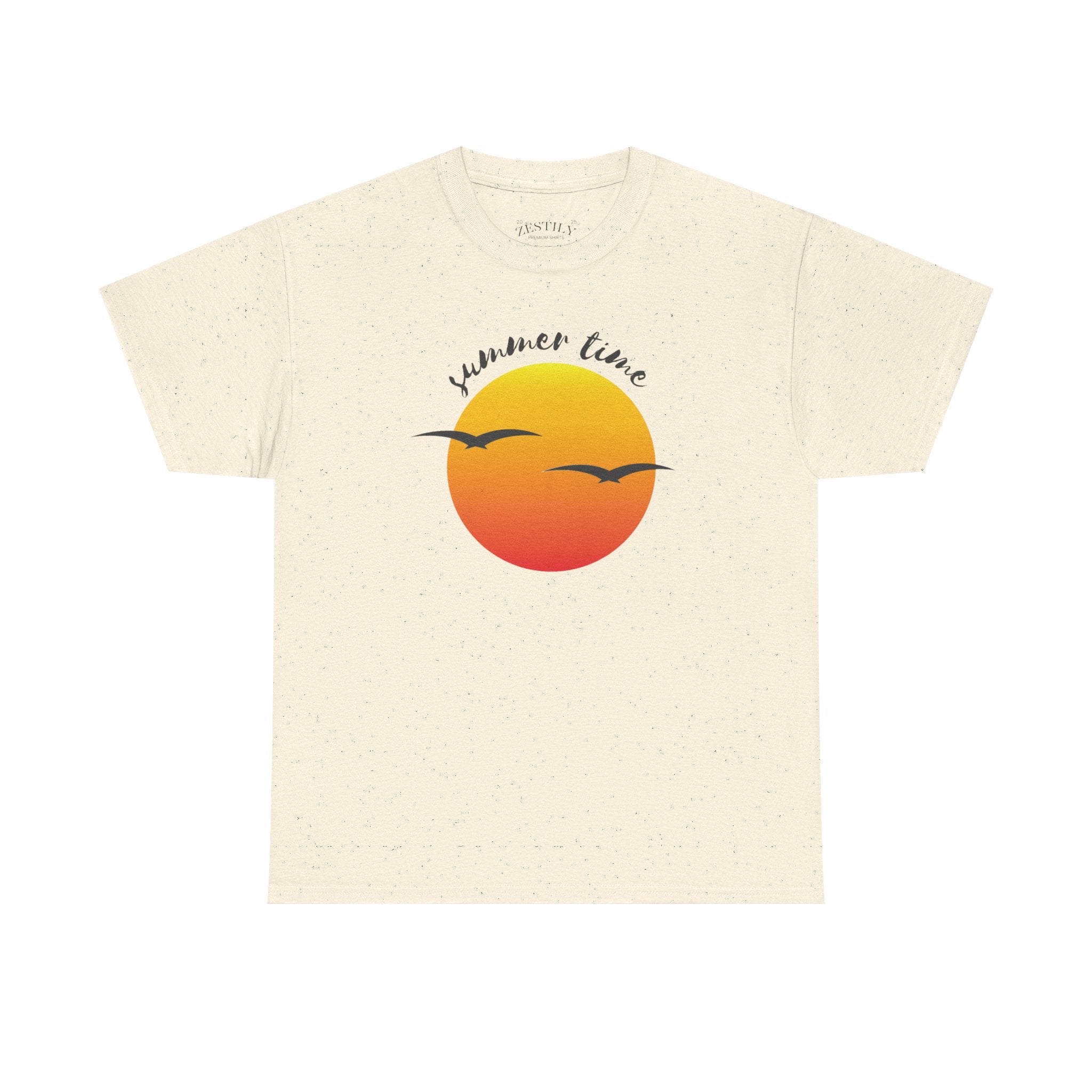 Summer Sunset Graphic Tee - Perfect for Beach Days, Casual Outings, Festivals, Summer Celebrations, T-Shirt