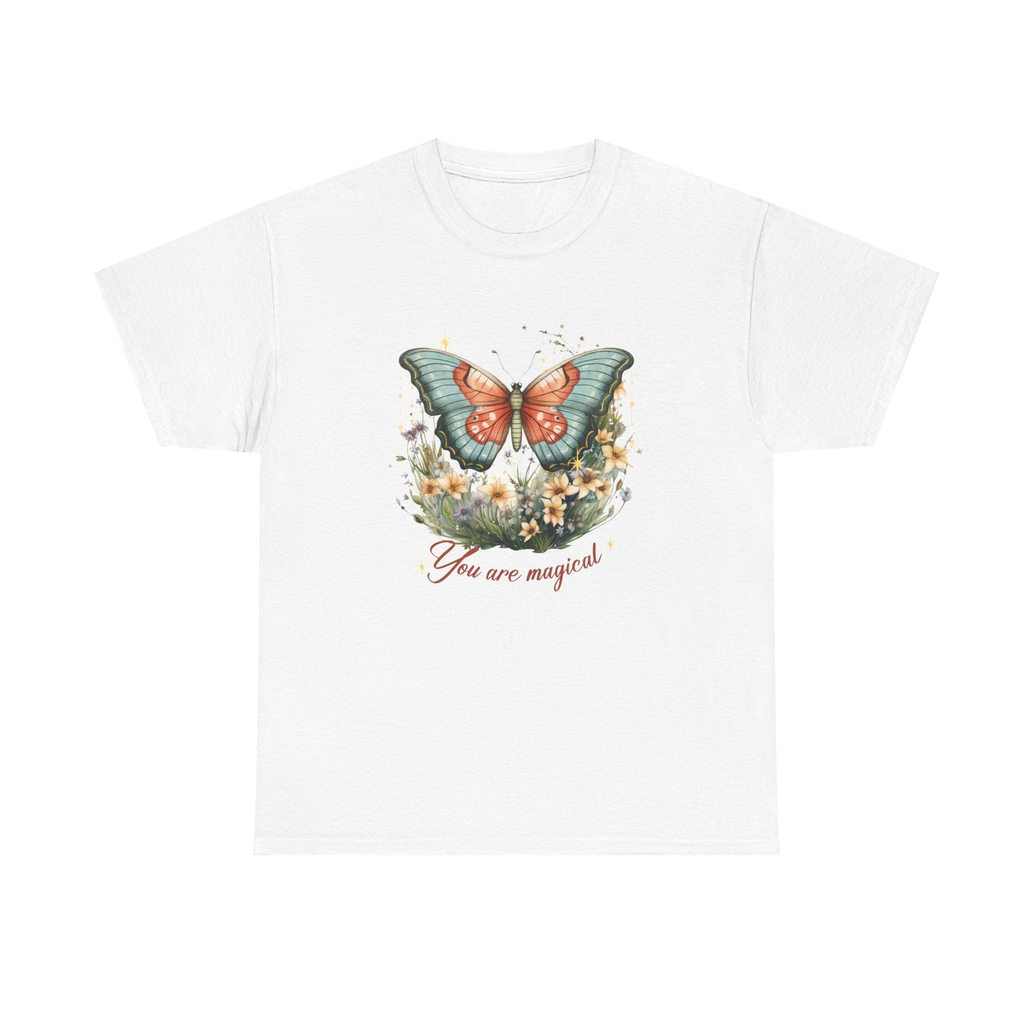 Magical Butterfly You Are Magical Heavy Cotton Tee Inspire Wonder & Creativity T-Shirt