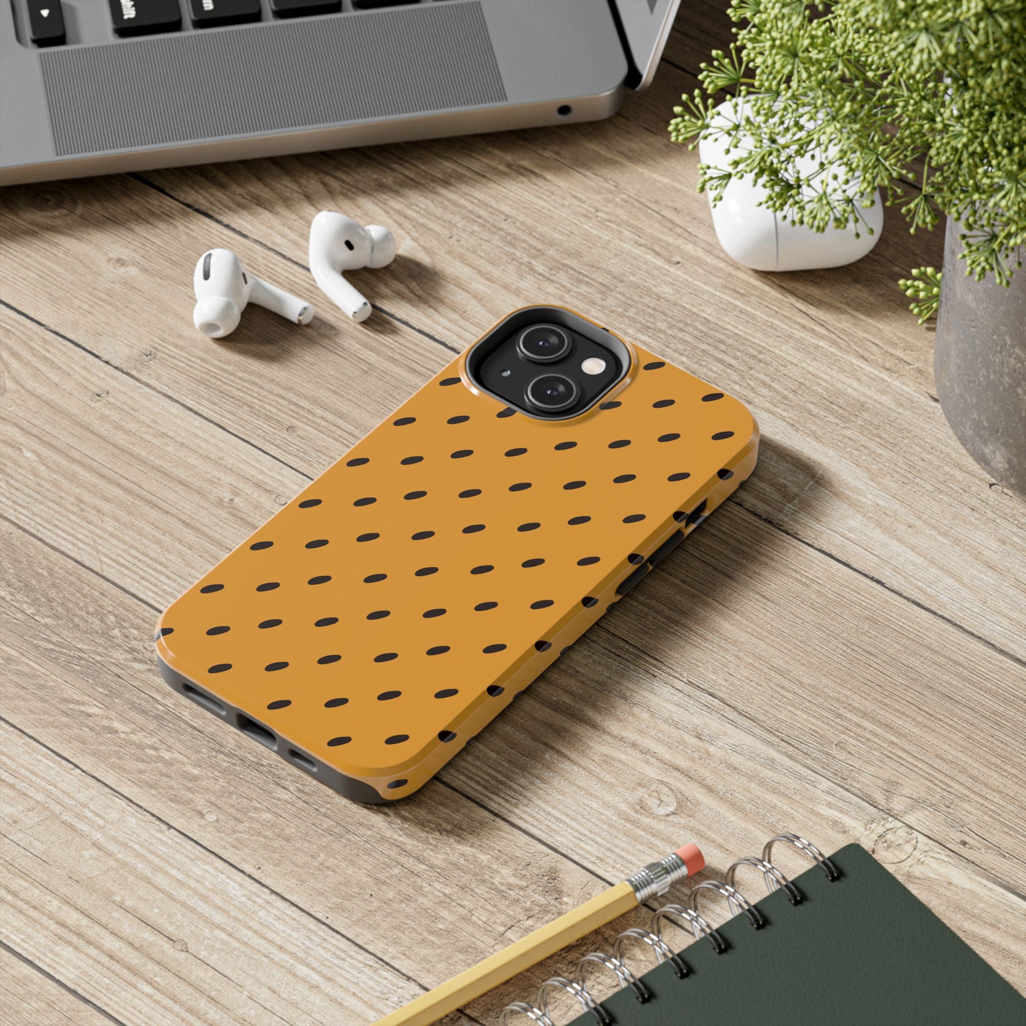 Bold Pattern Dots Tough Phone Case - Durable Protection with Vibrant Design