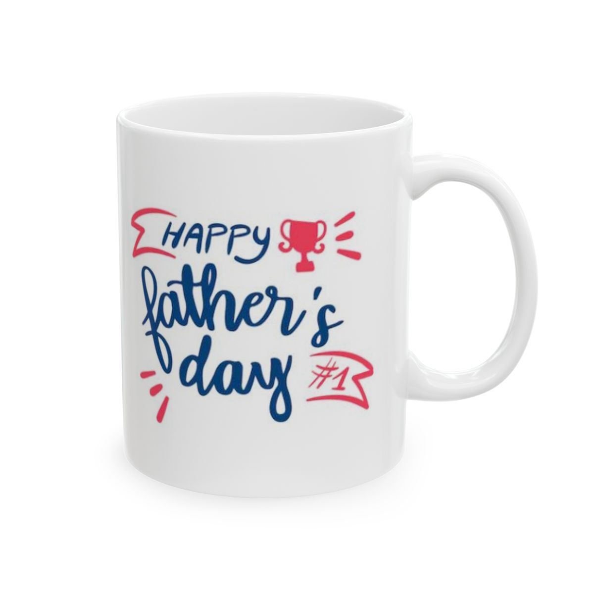 Happy Father's Day Celebration White Ceramic Coffee Mug
