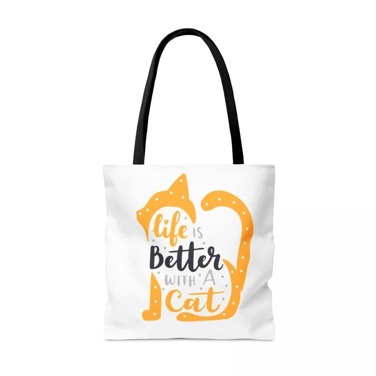 Life is Better with a Cat Tote Bag - Purrrfect for Carrying All Your Essentials
