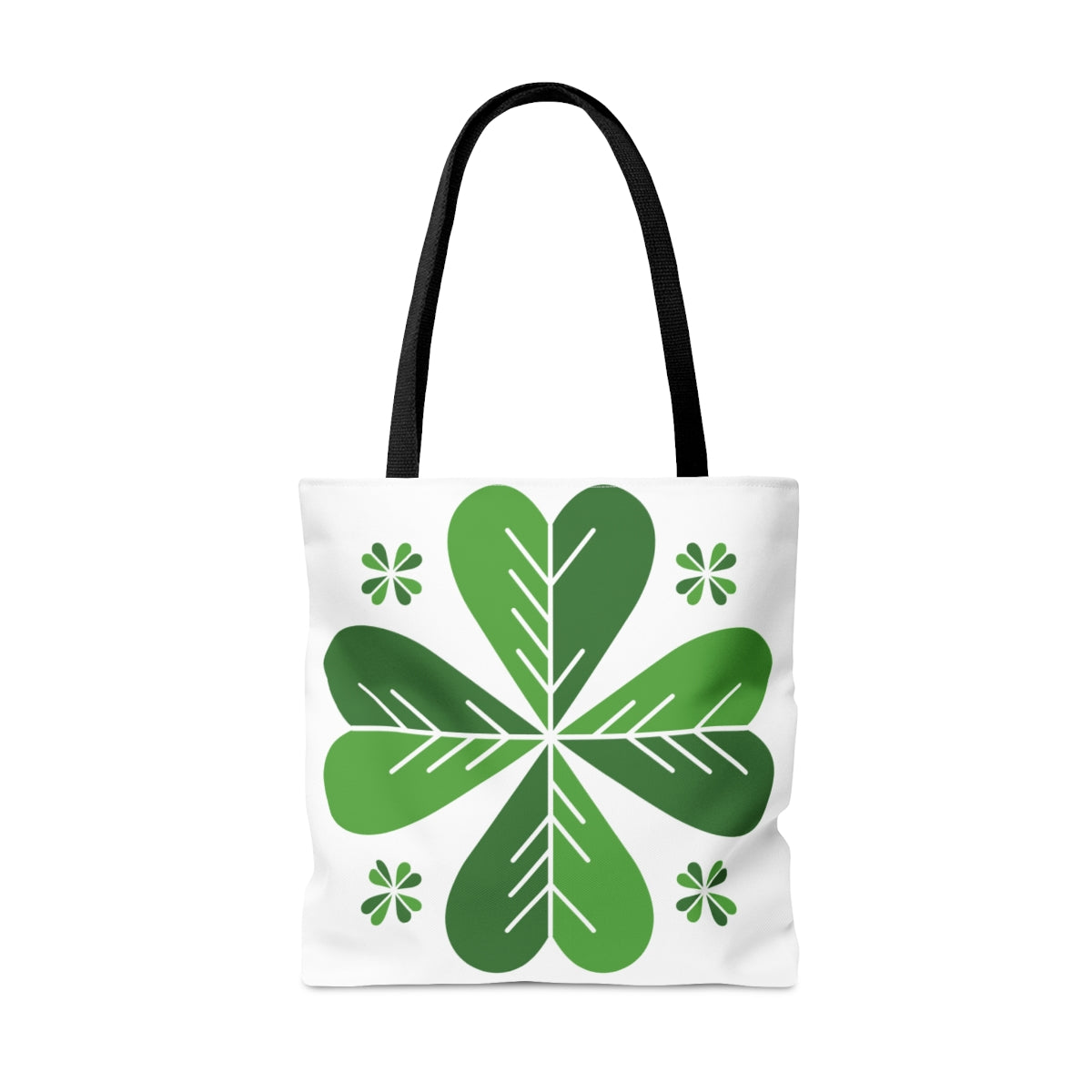 Lucky Four Leaf Clover Carryall Tote Bag