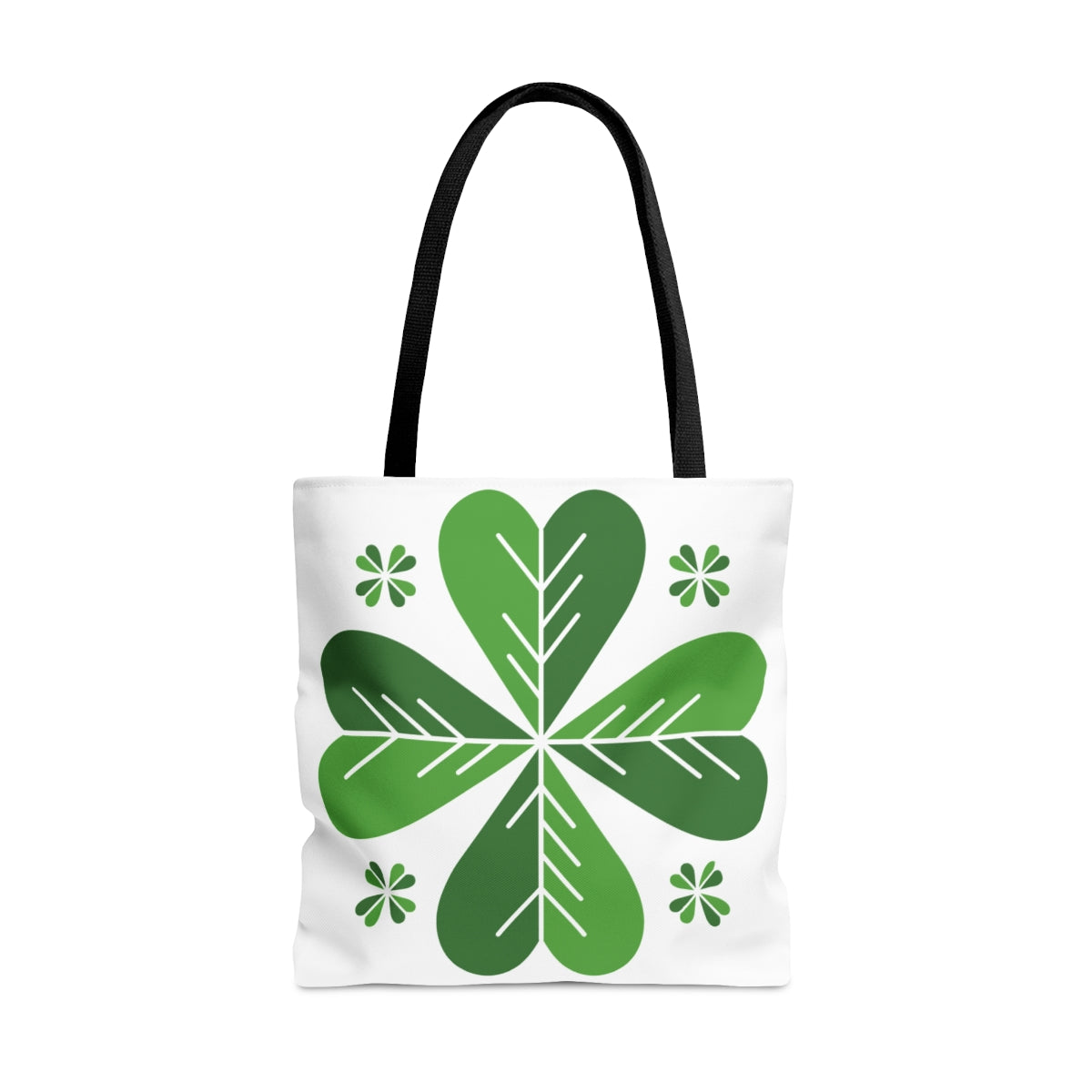 Lucky Four Leaf Clover Carryall Tote Bag