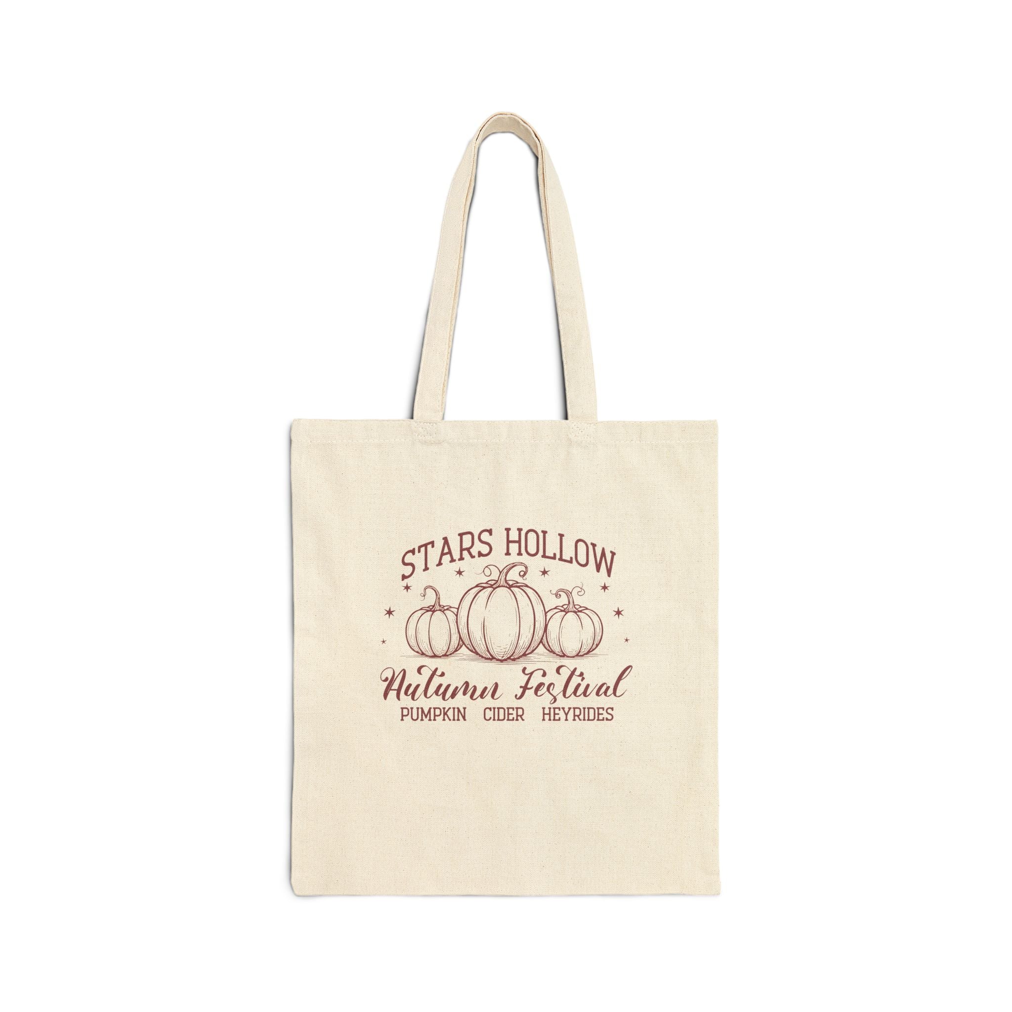 Stars Hollow Pumpkin Festival Tote Bag, Autumn Gift, Reusable Grocery Bag, Fall Decor, Eco-Friendly Shopper