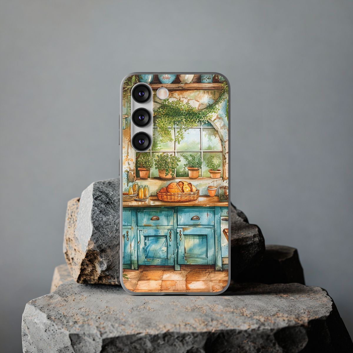 Rustic Country Kitchen Mobile Phone Flexi Cases