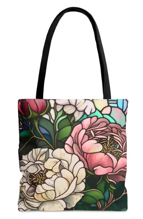 Get Ready for Summer with this Floral Tote Bag - Great for Beach Trips