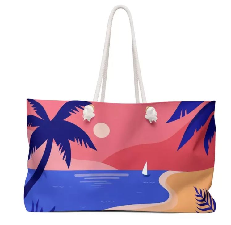 Scenic Beach Carry All XLarge Tote Bag