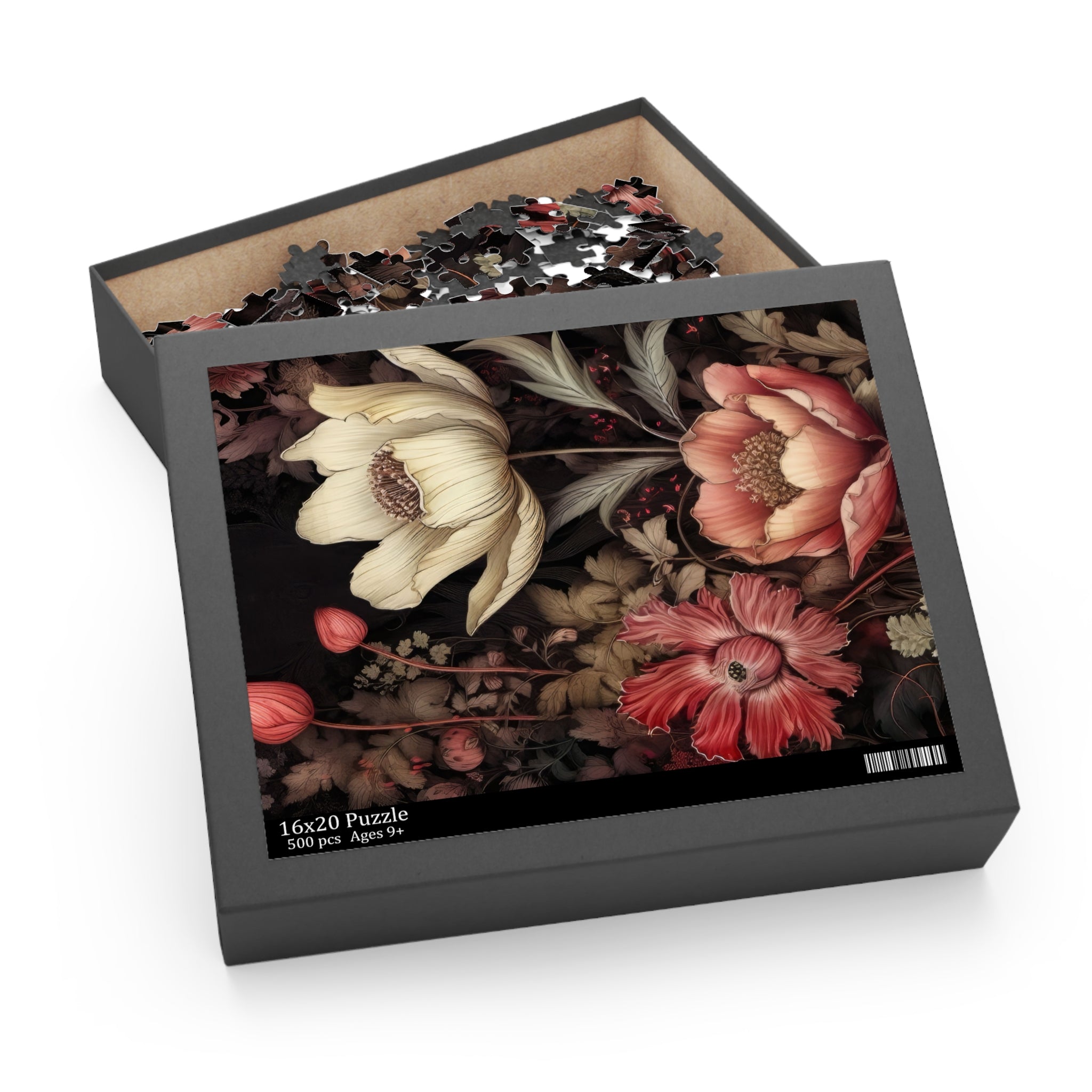 Beautiful Floral Night Life 500 Piece Puzzle