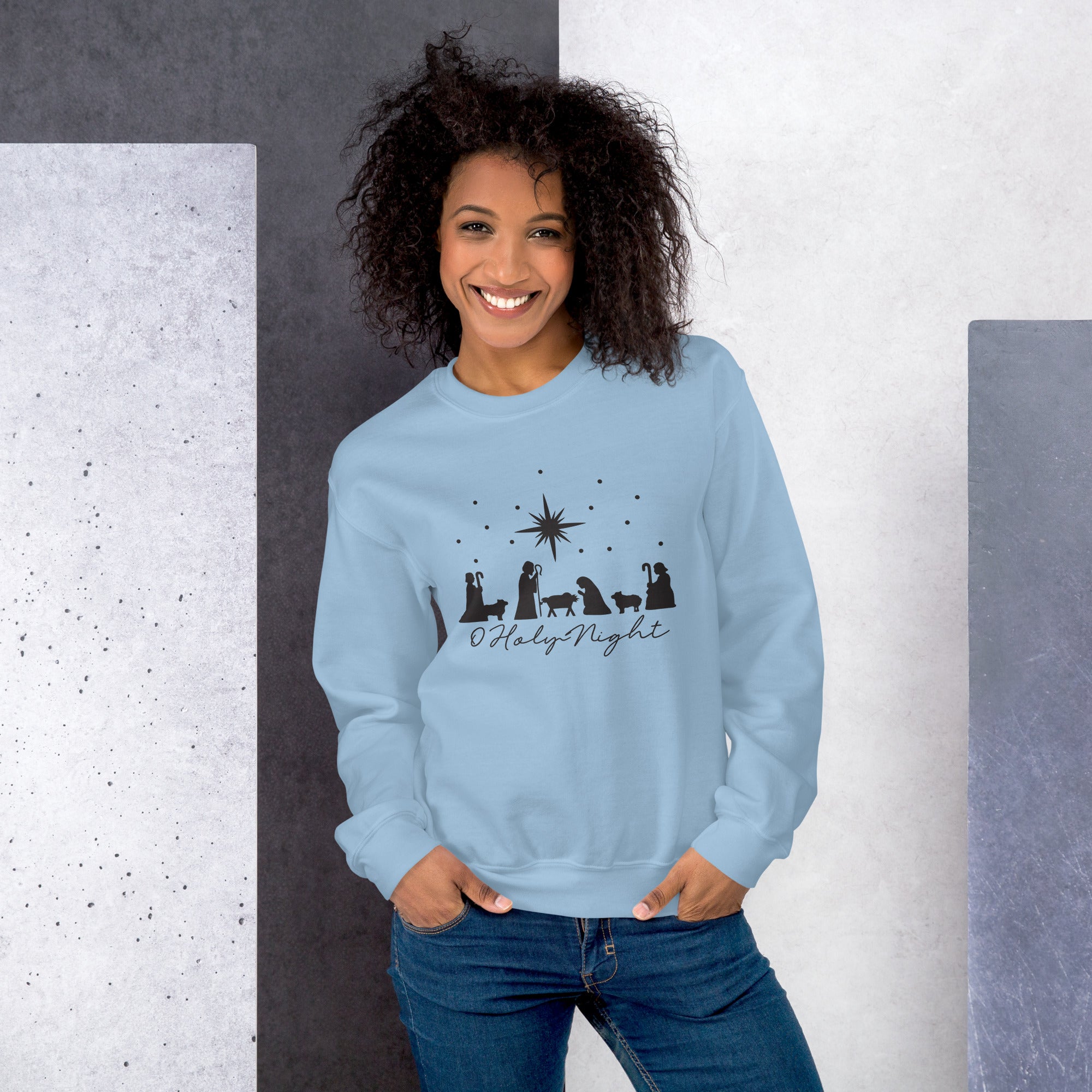 O' Holy Night Christmas Sweatshirt