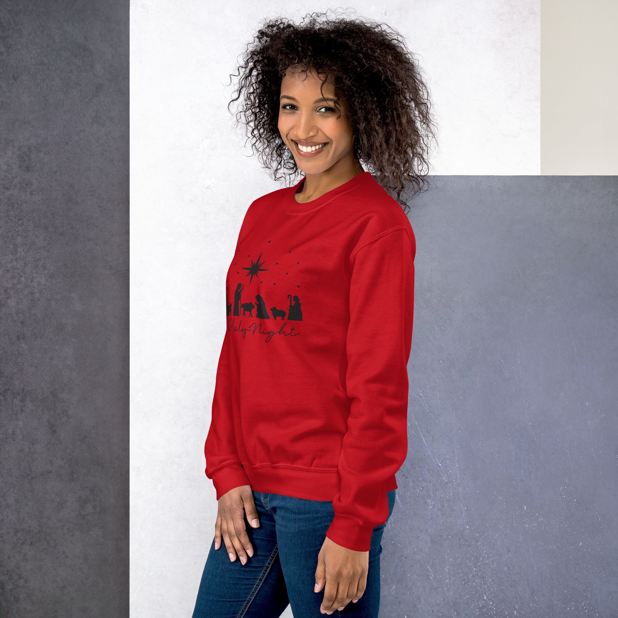 O' Holy Night Christmas Sweatshirt