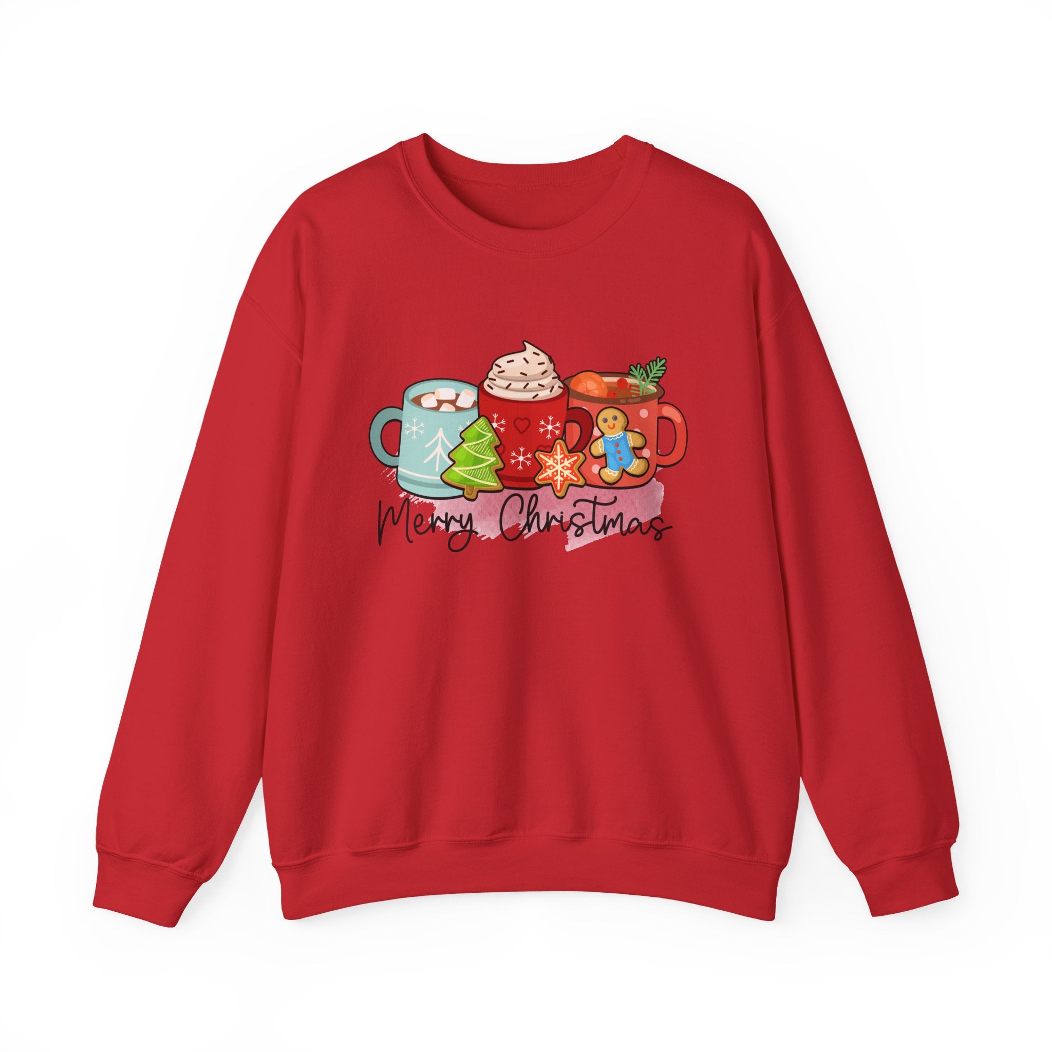Merry Christmas Crewneck Sweatshirt, Cozy Holiday Apparel, Festive Gift, Winter Wardrobe, Sweatshirt