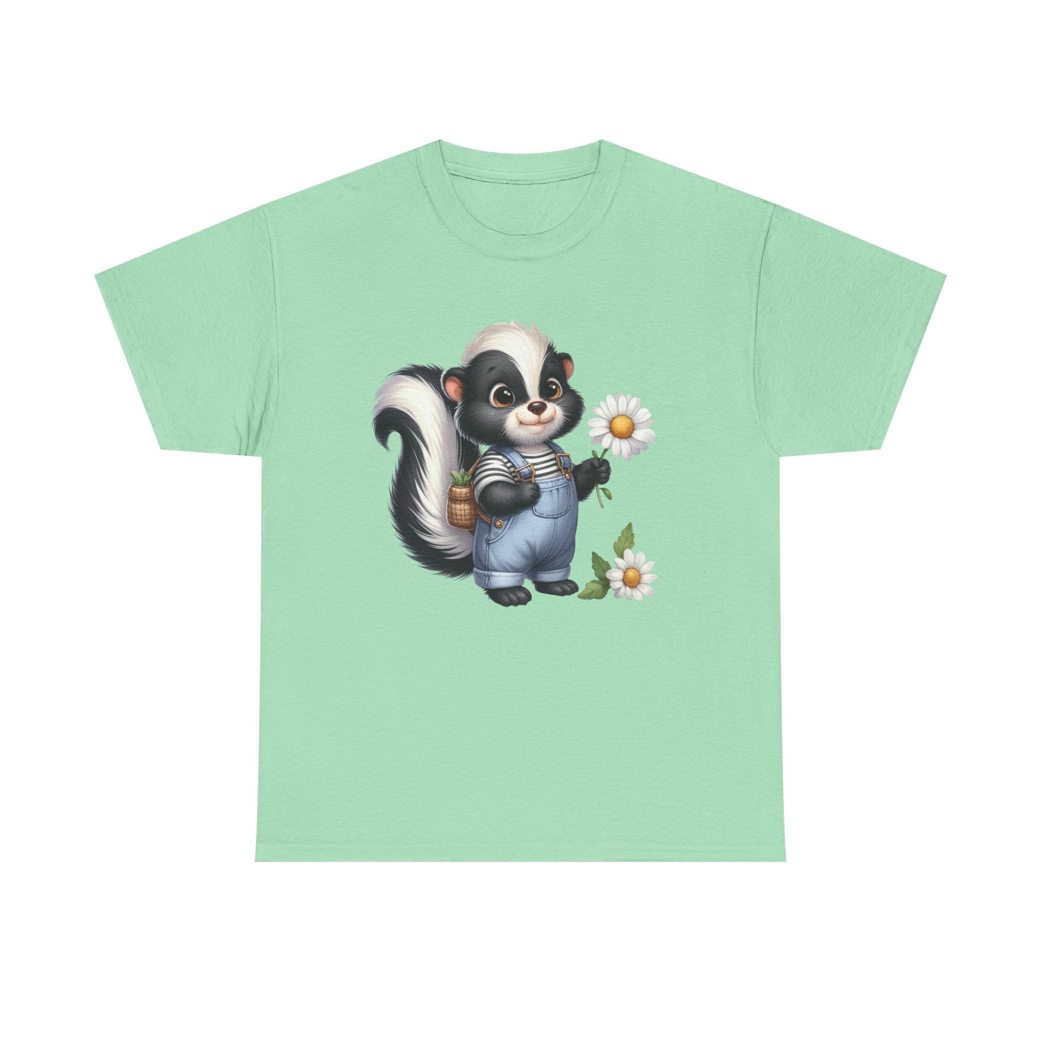 Adorable Skunk Tee for Nature Lovers, Cute Animal T-Shirt, Gift for Animal Lovers, Spring Outfits, Eco-Friendly Style