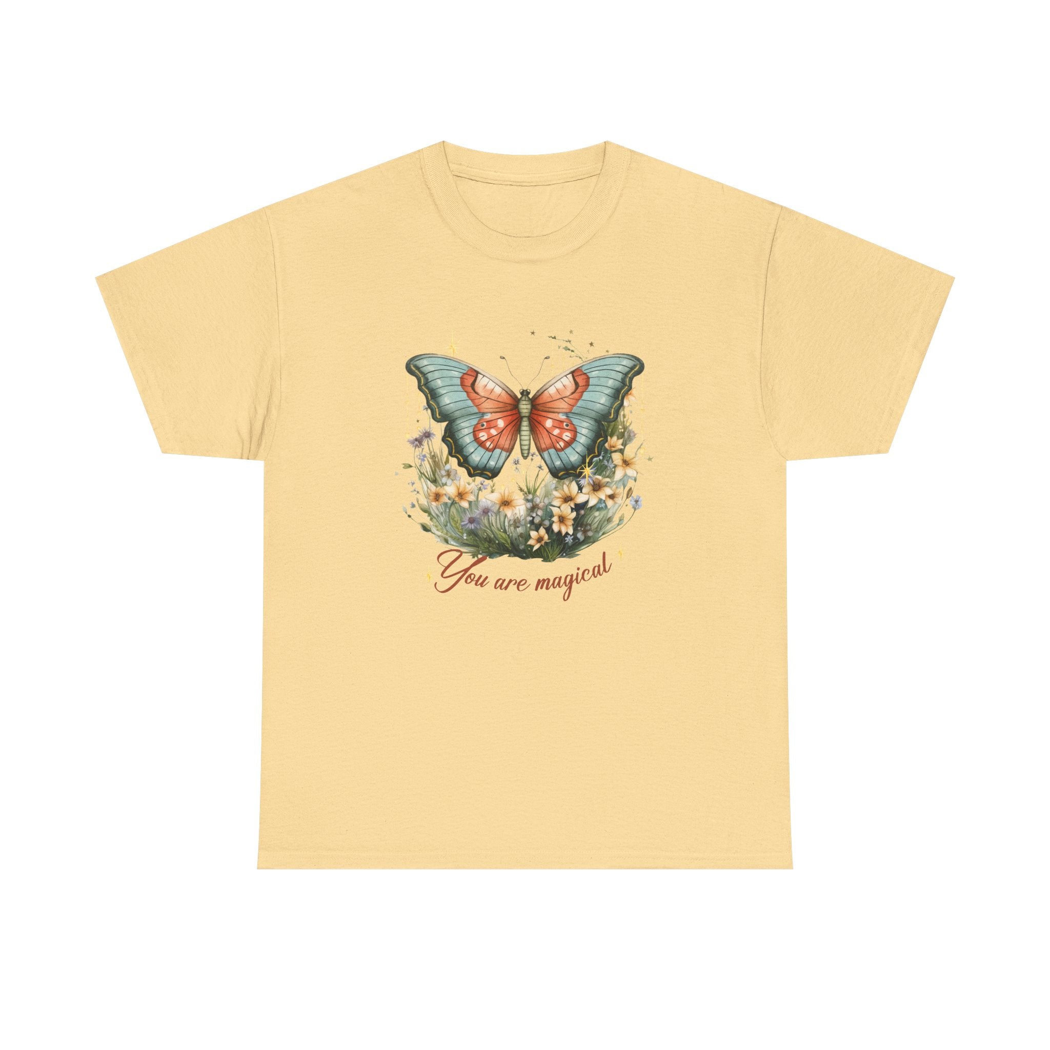 Magical Butterfly You Are Magical Heavy Cotton Tee Inspire Wonder & Creativity T-Shirt