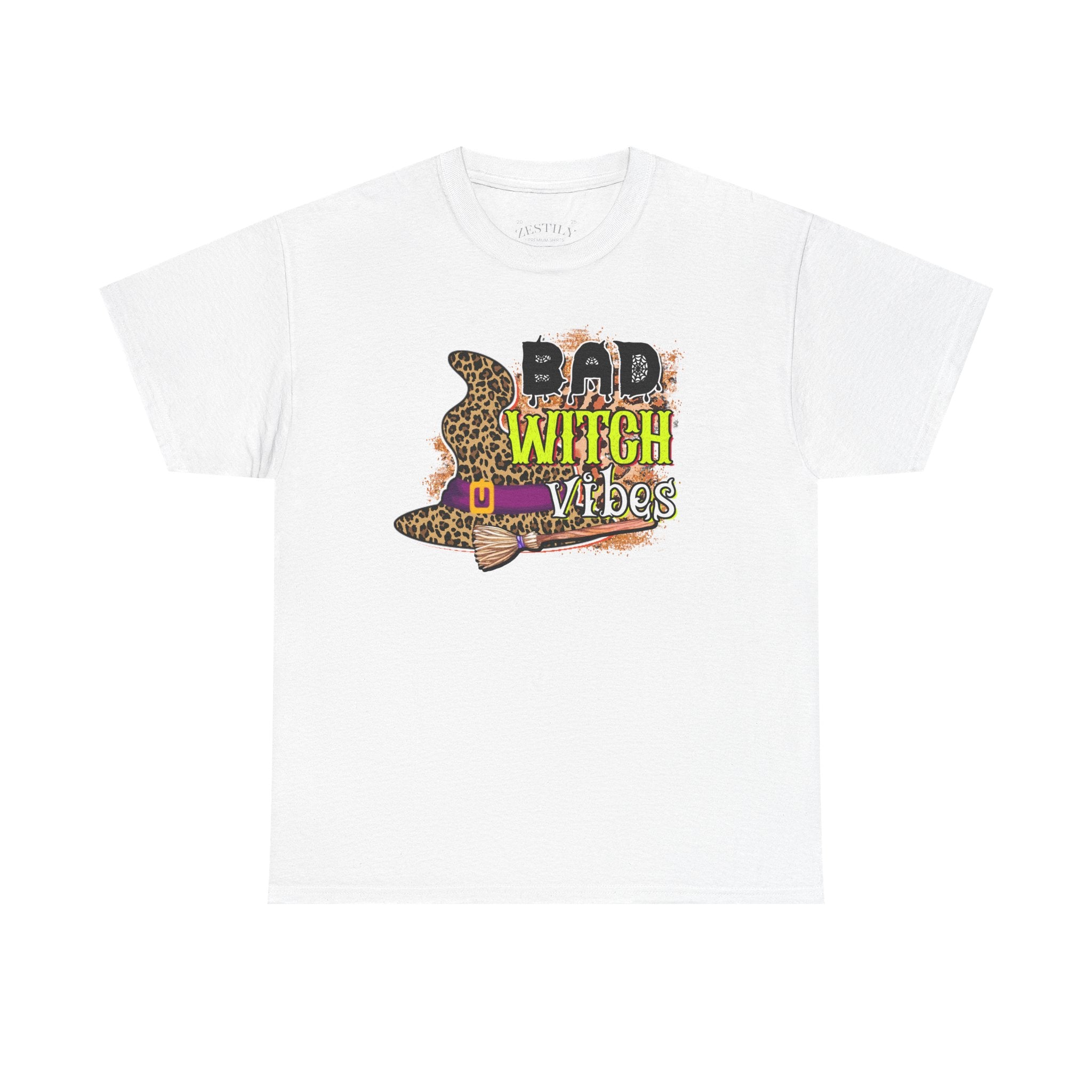 Bad Witch Vibes T-Shirt, Tee for Halloween, Witchy Apparel, Cute Casual Tee, Gifts for Her