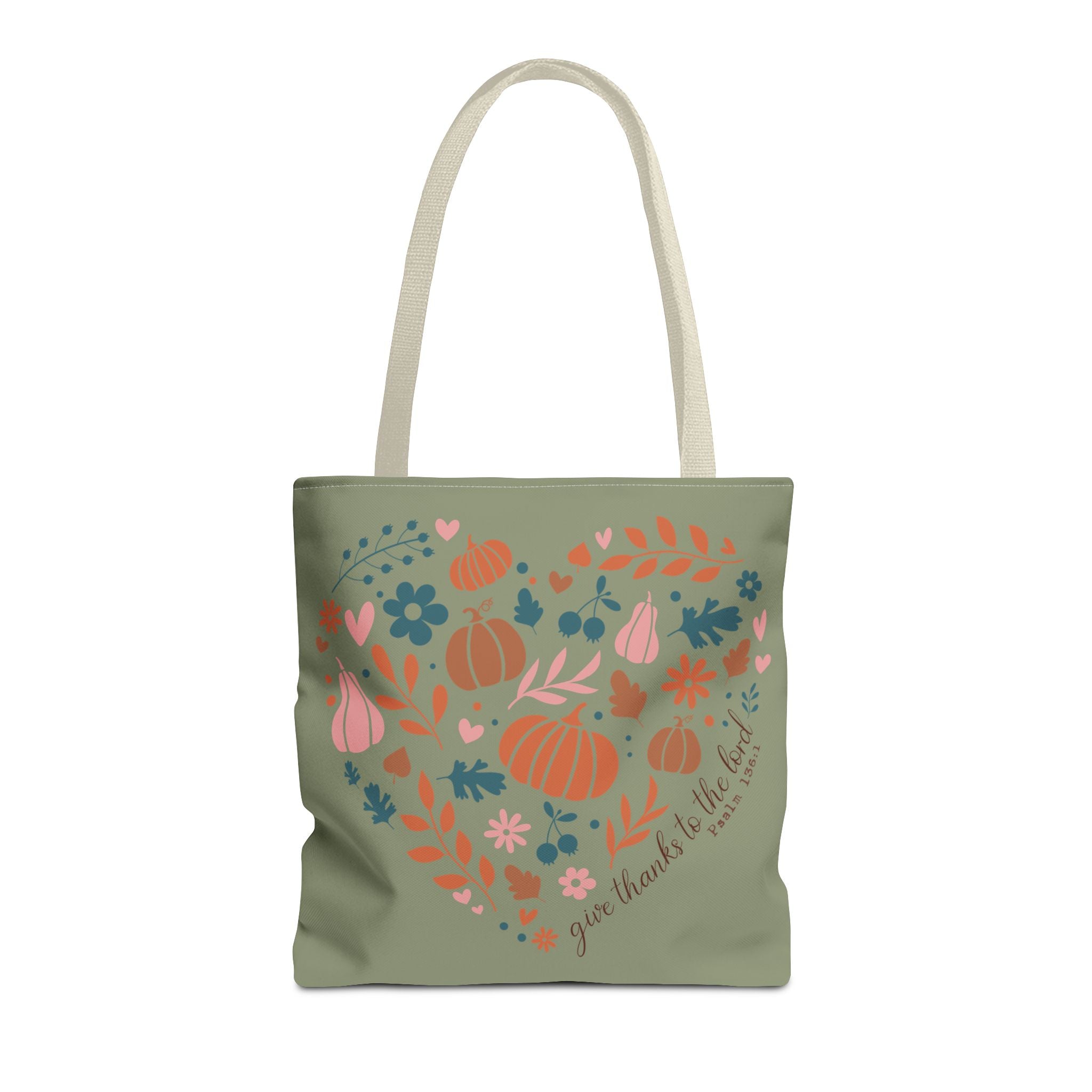 Religious Tote Bag - 'Give Thanks To The Lord' Carryall