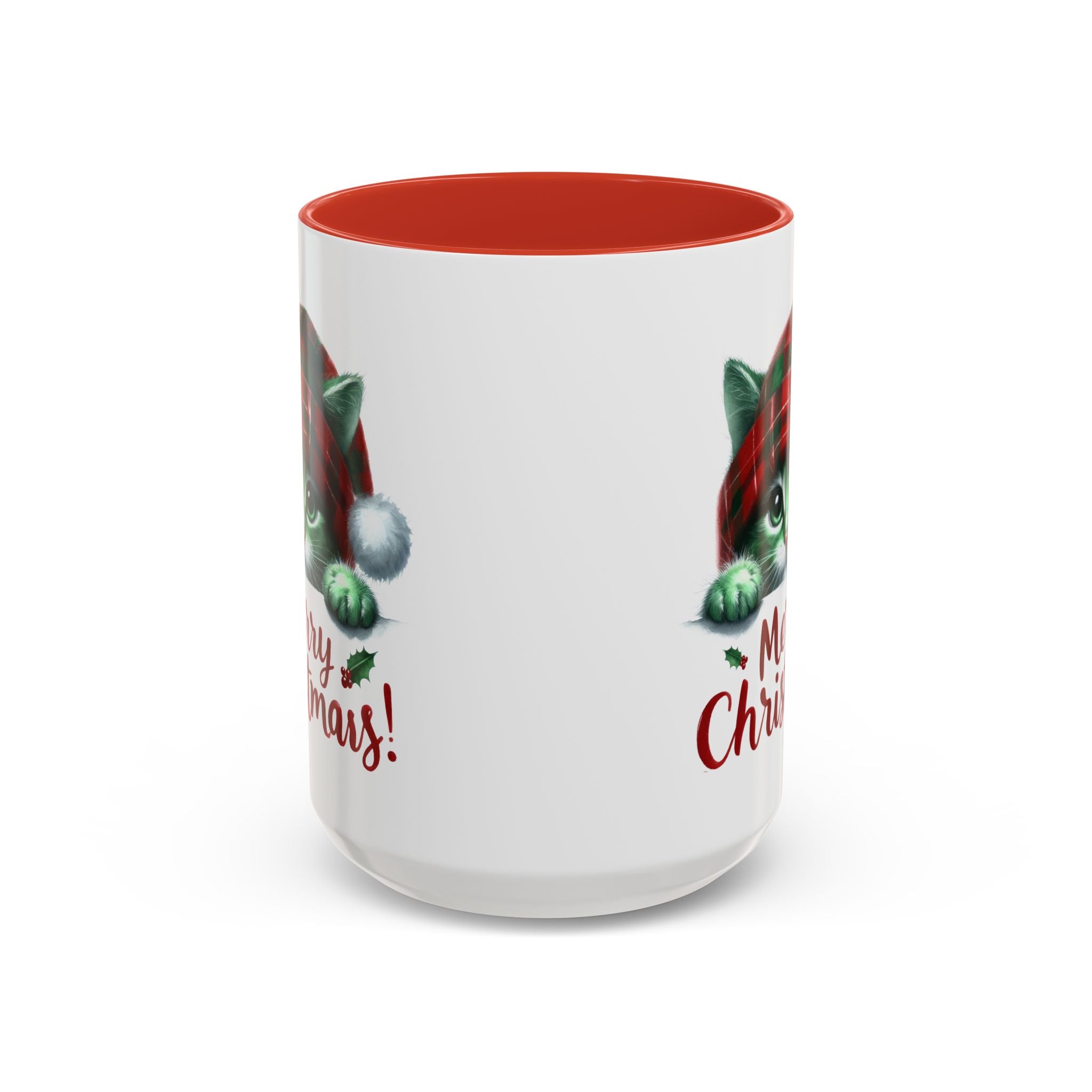 Merry Christmas Cat Coffee Mug