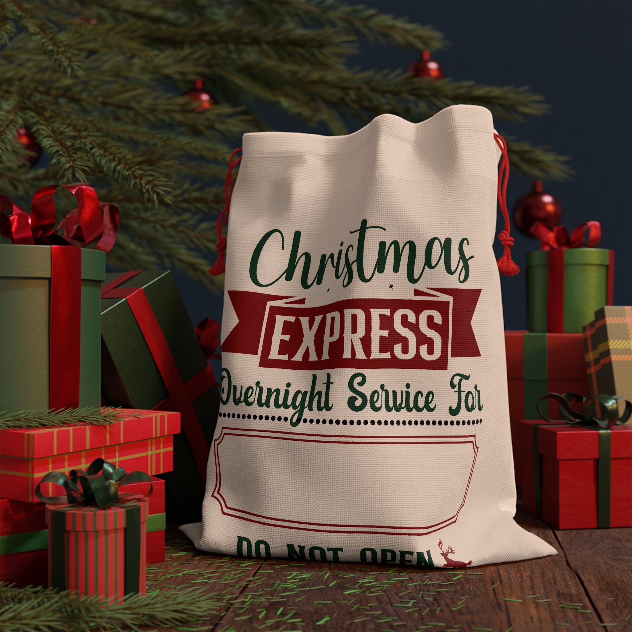 Christmas Express Gift Bag Personalized