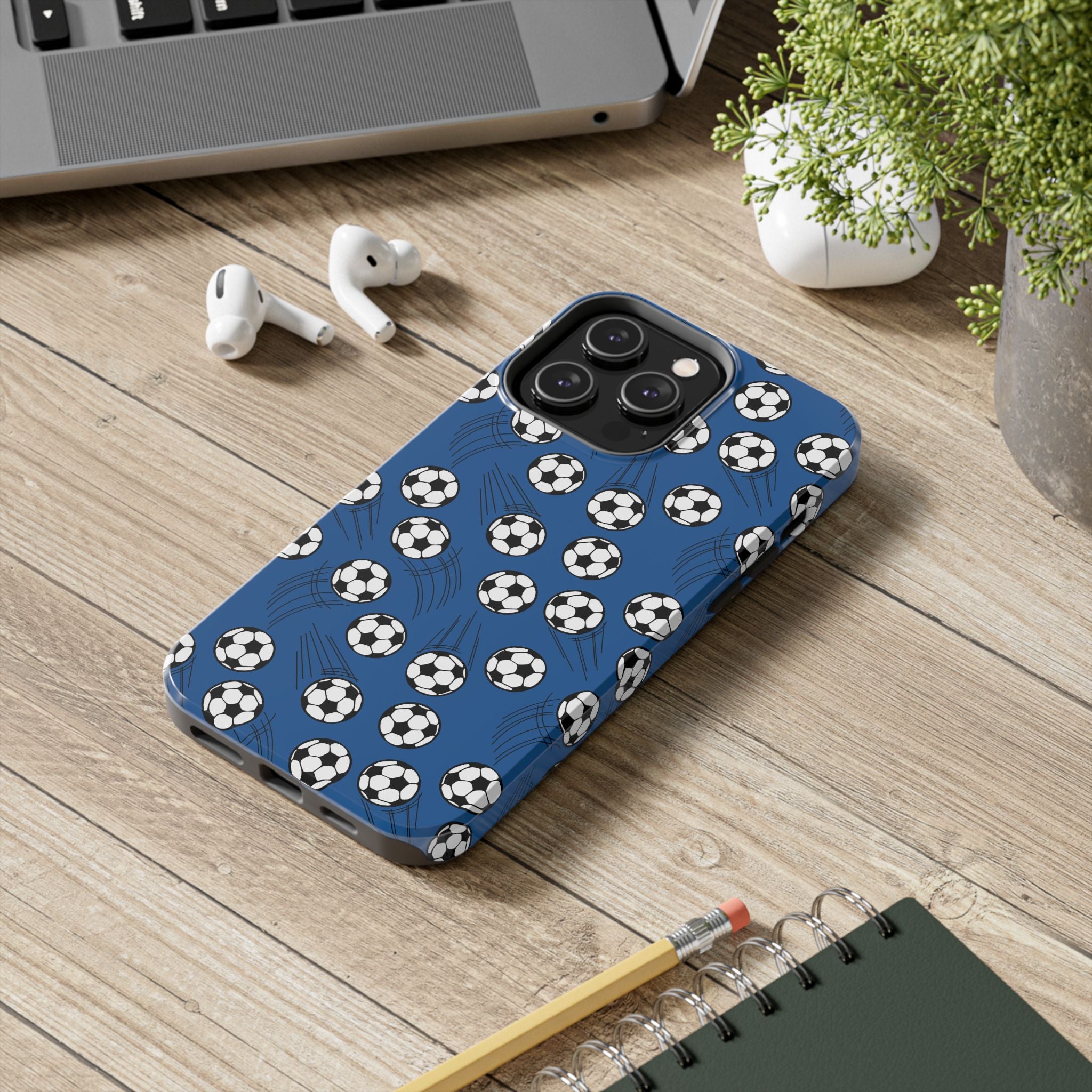 Soccer iPhone Samsung Case Tough Protective Cover for Sports Lovers
