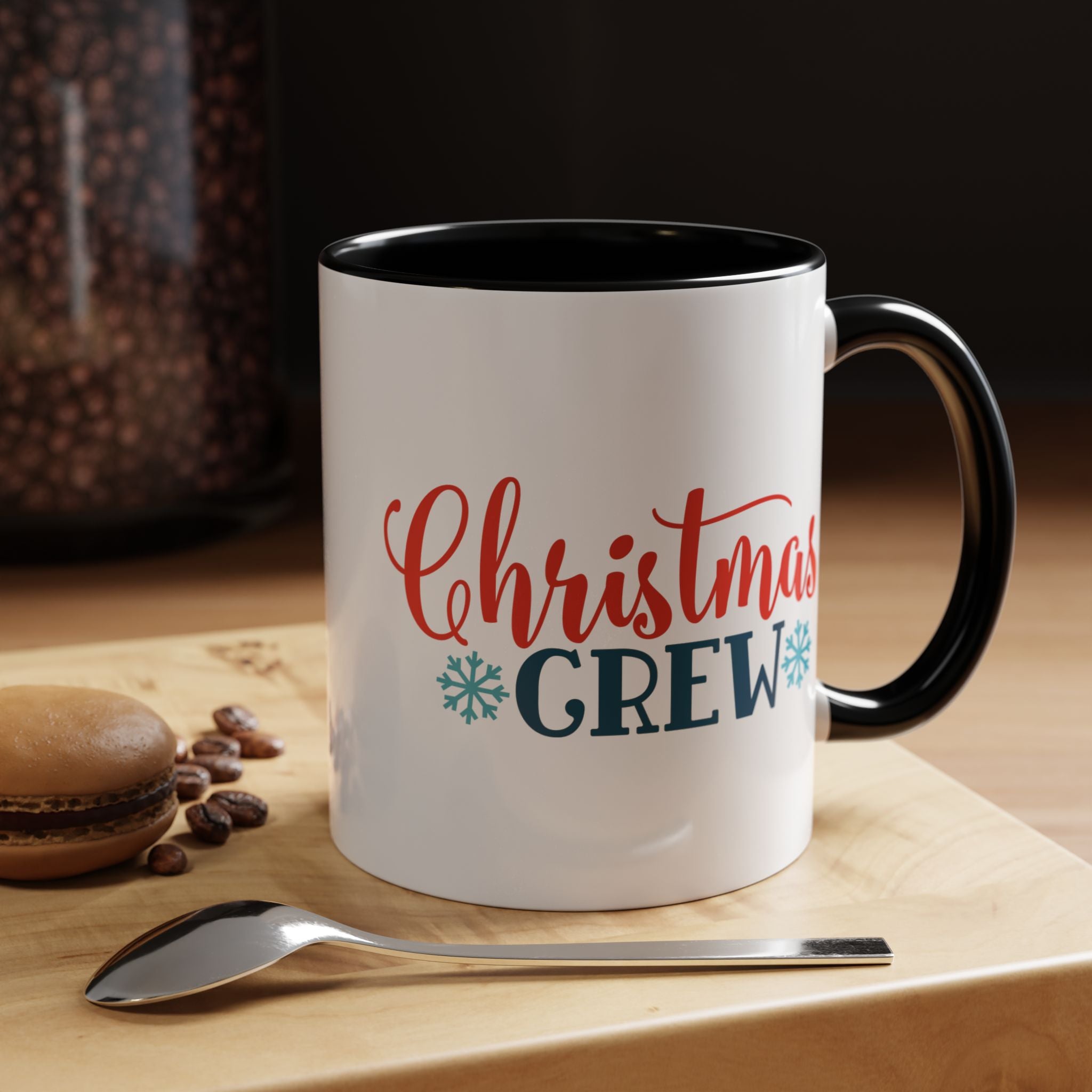 Festive Christmas Coffee Mug, Holiday Gift, Winter Decor, Family Reunion, Hot Beverage Mug, Cozy Vibes
