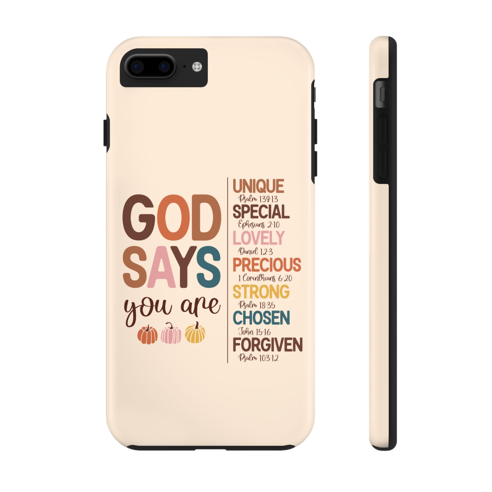God Says Scripture Tough Mobile Phone Case