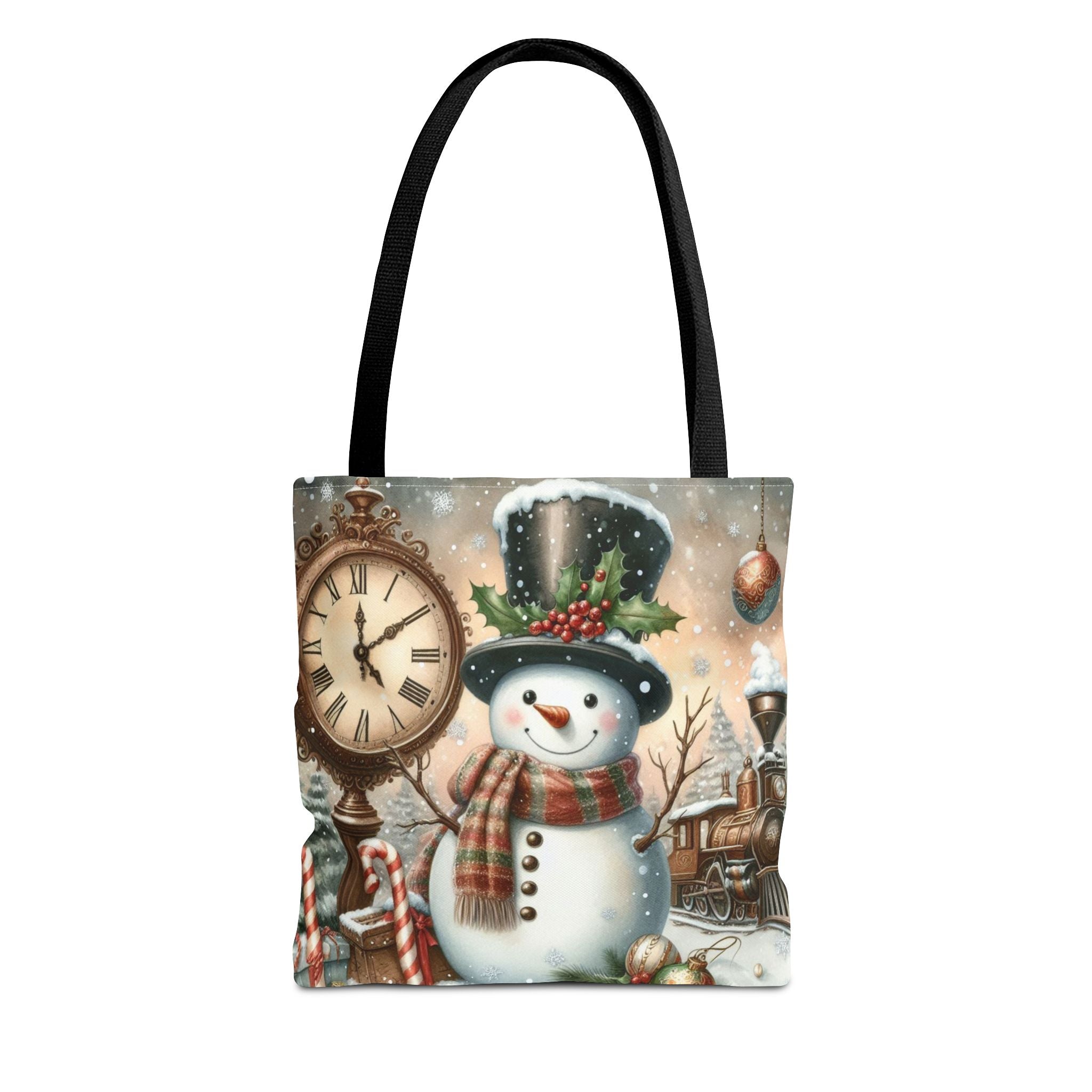 Snowman Christmas Tote Bag