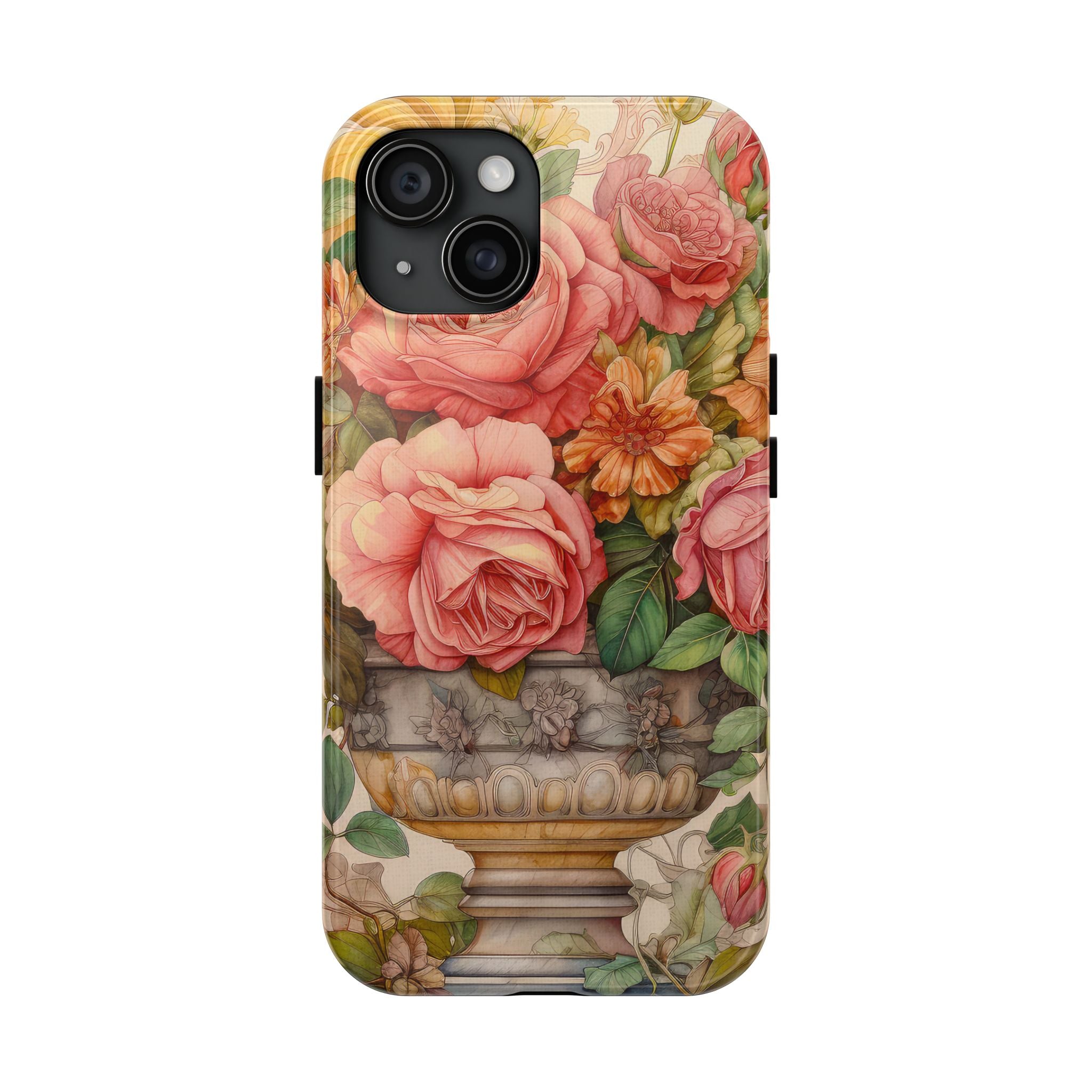 Vase Full Of Peonies Tough Mobile Phone Case