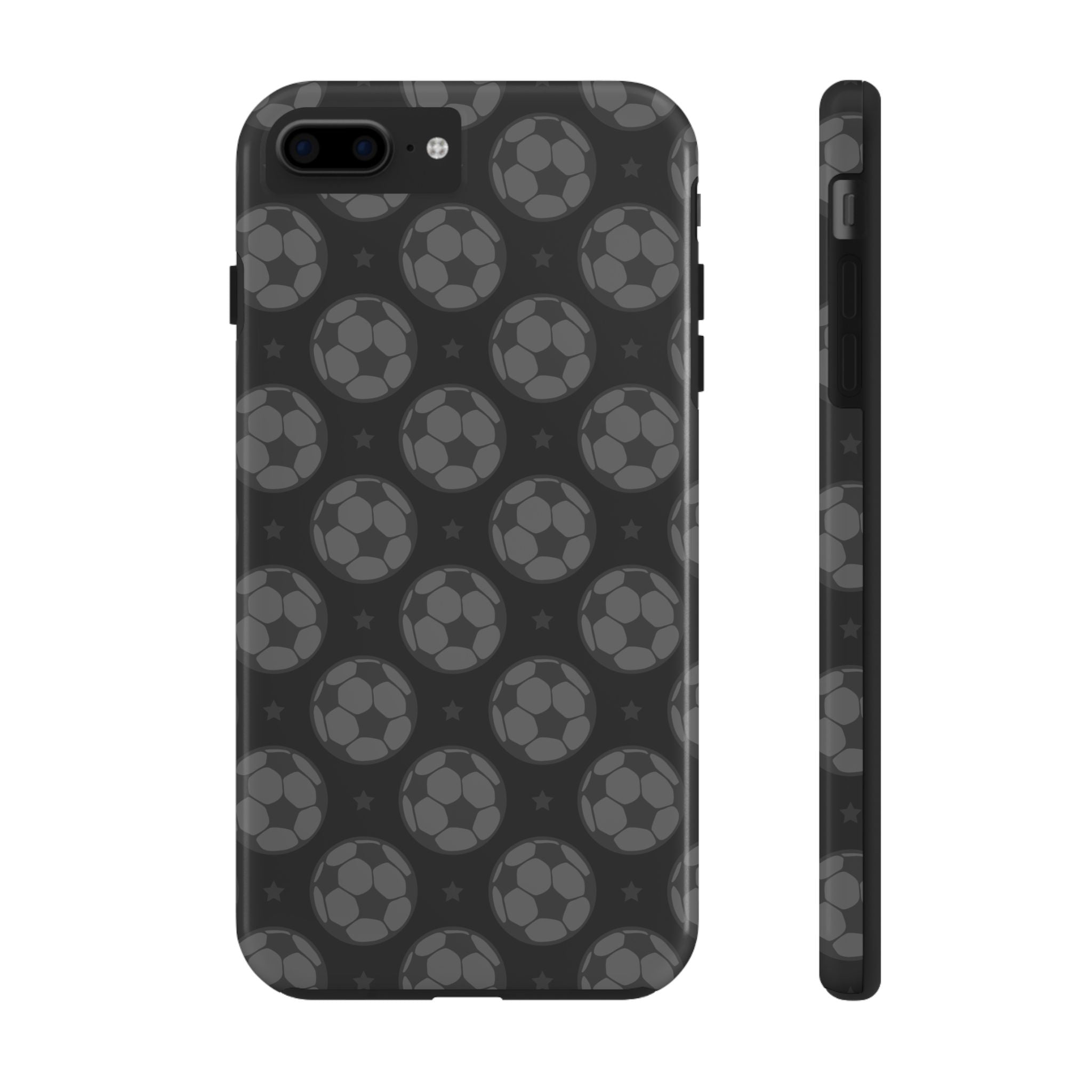 Soccer Ball Tough Black iPhone Samsung Case Durable Protection for Sports Fans