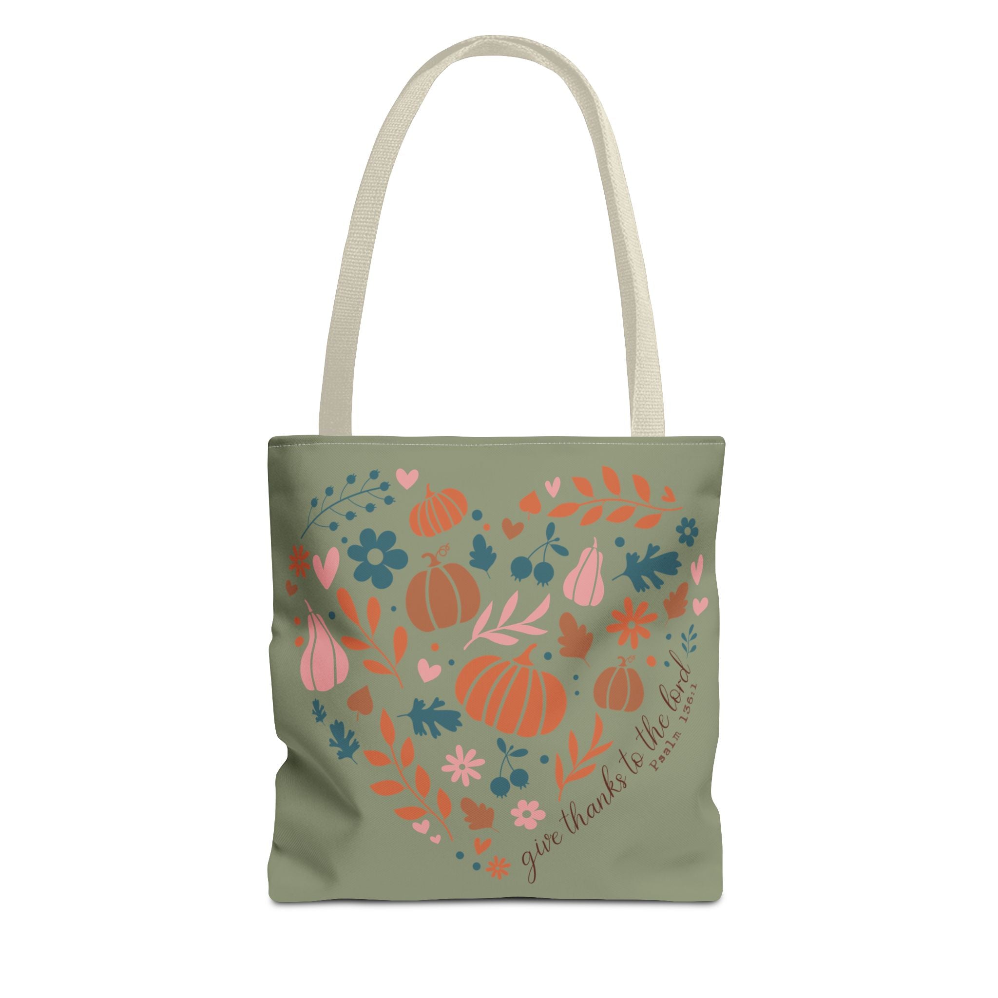 Religious Tote Bag - 'Give Thanks To The Lord' Carryall