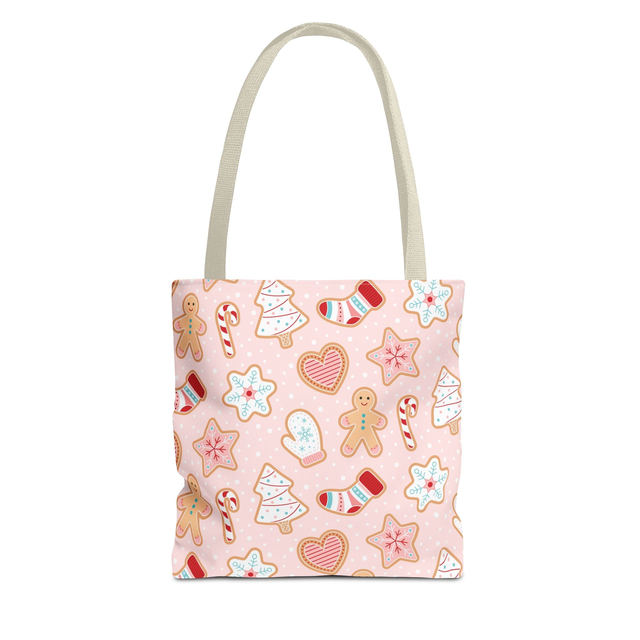 Festive Tote Bag, Christmas Shopping Bag, Cute Holiday Gift, Reusable Grocery Bag, Winter Vibes Accessory