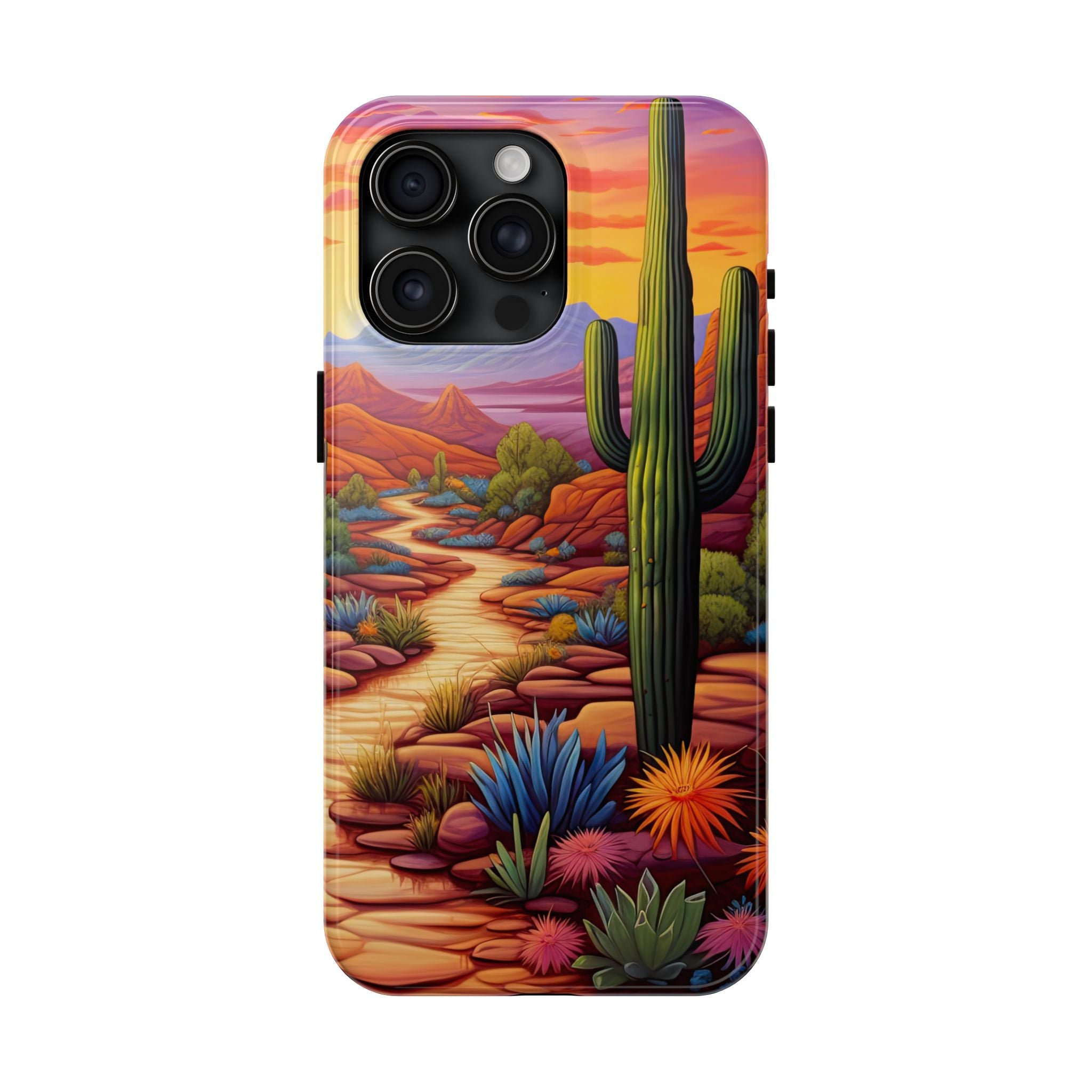 Cactus Garden Tough Mobile Phone Case