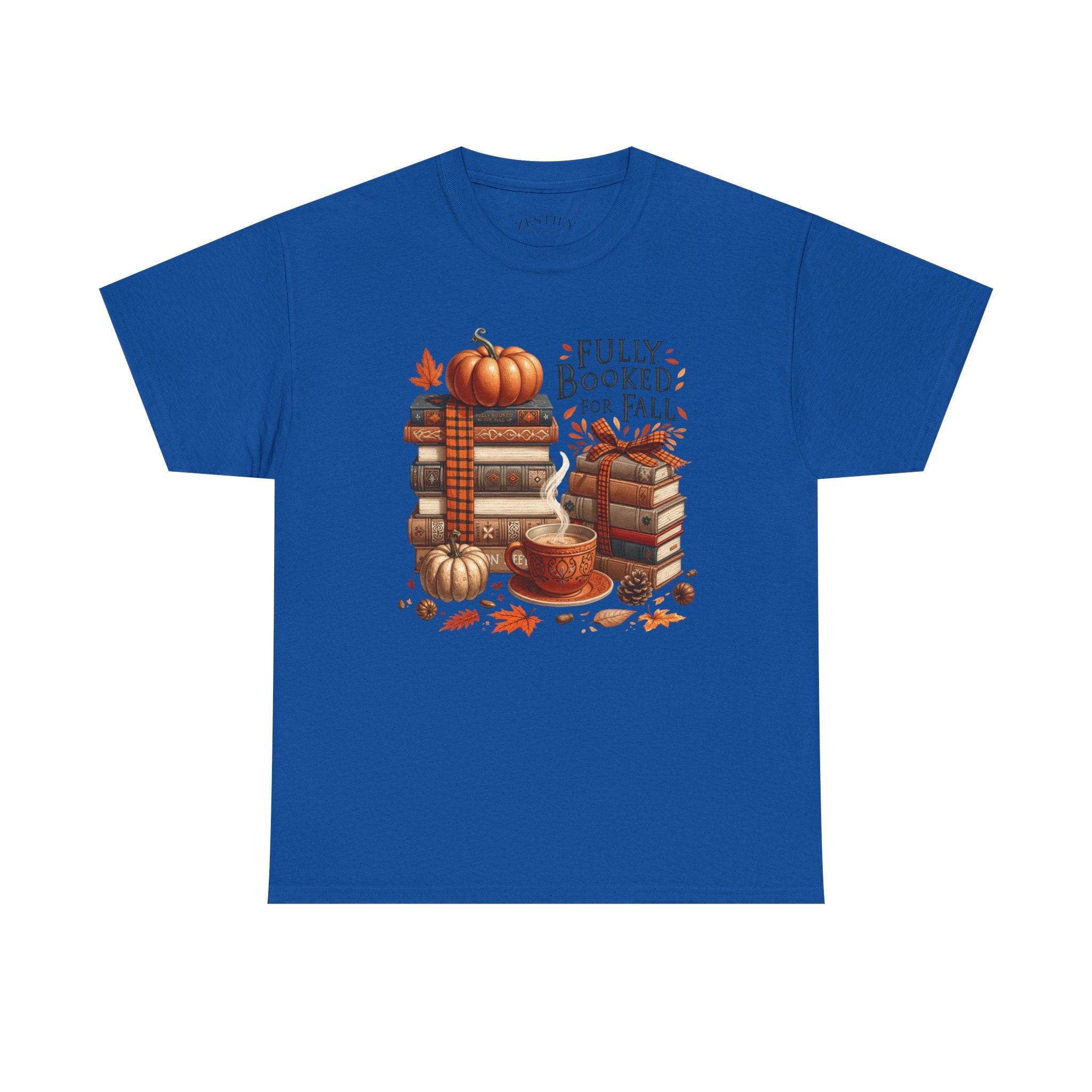 Cozy Autumn Book Lover Tee, Fully Booked for Fall Shirt, Fall Fashion, Gift for Bookworms, Thanksgiving Apparel, Reading T-Shirt
