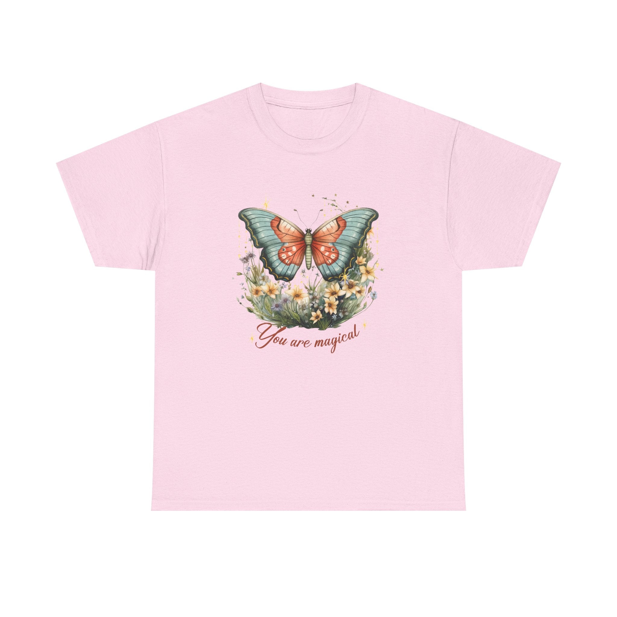 Magical Butterfly You Are Magical Heavy Cotton Tee Inspire Wonder & Creativity T-Shirt