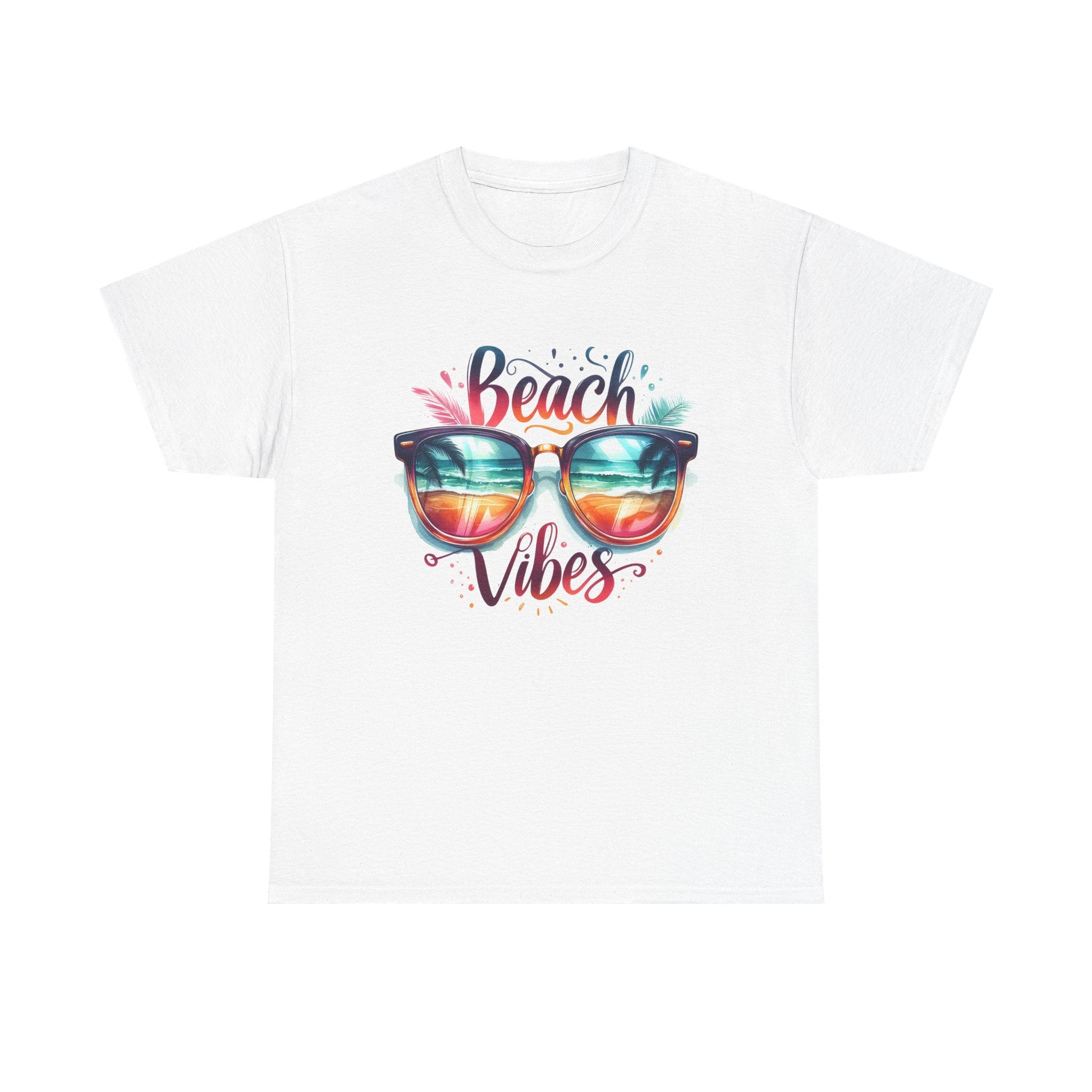 Beach Vibes Heavy Cotton Tee Perfect for Summertime Fun!