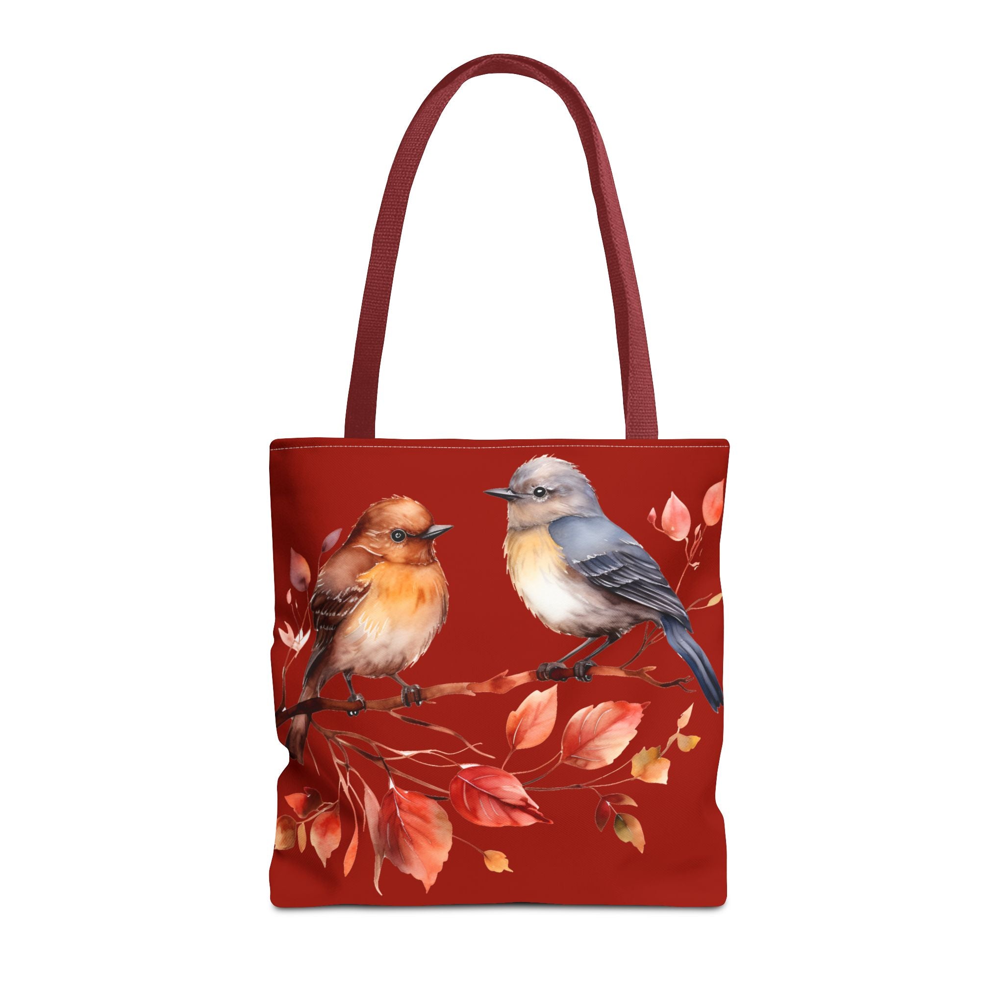 Birds Red Carryall Tote Bag