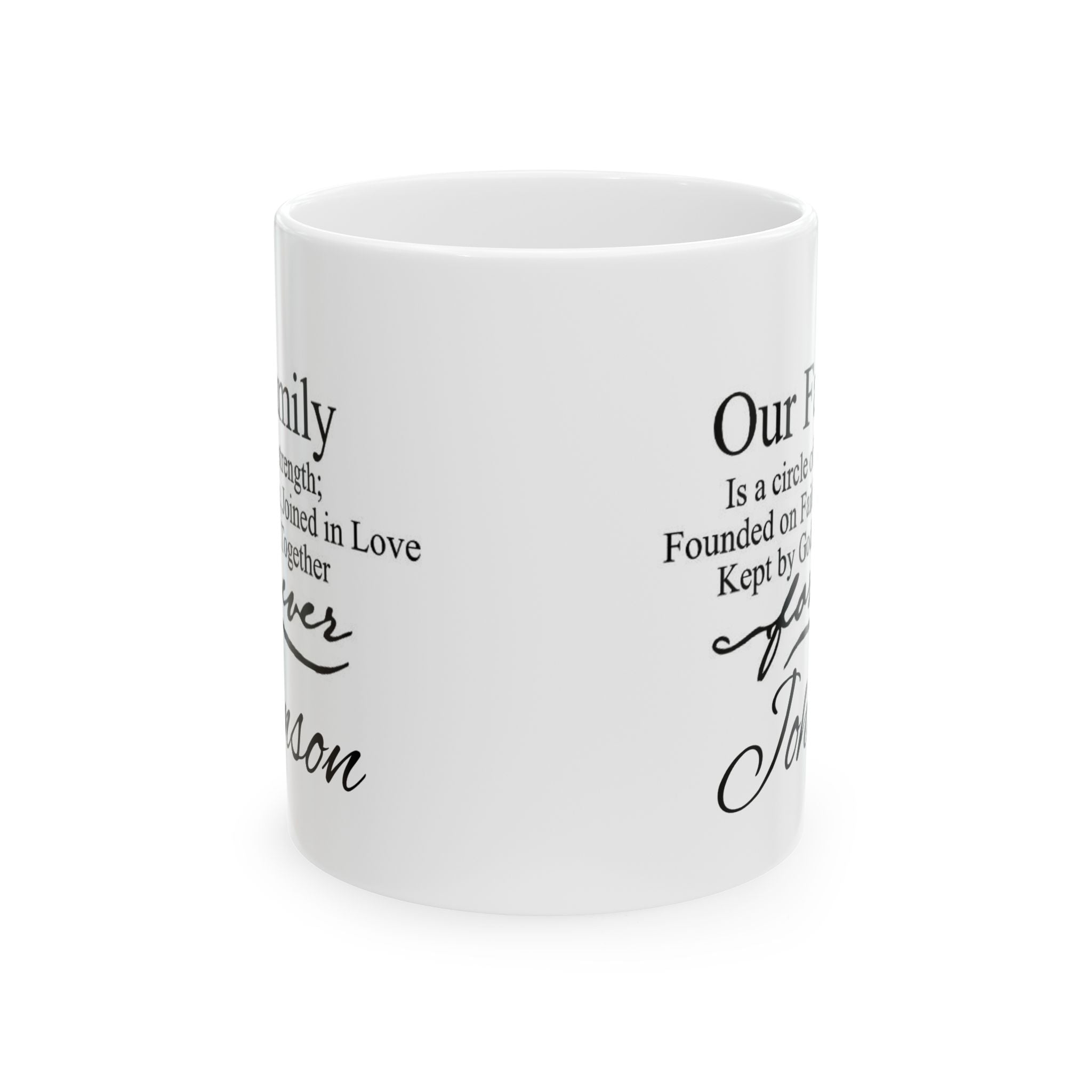 Personalized Family Ceramic Mug