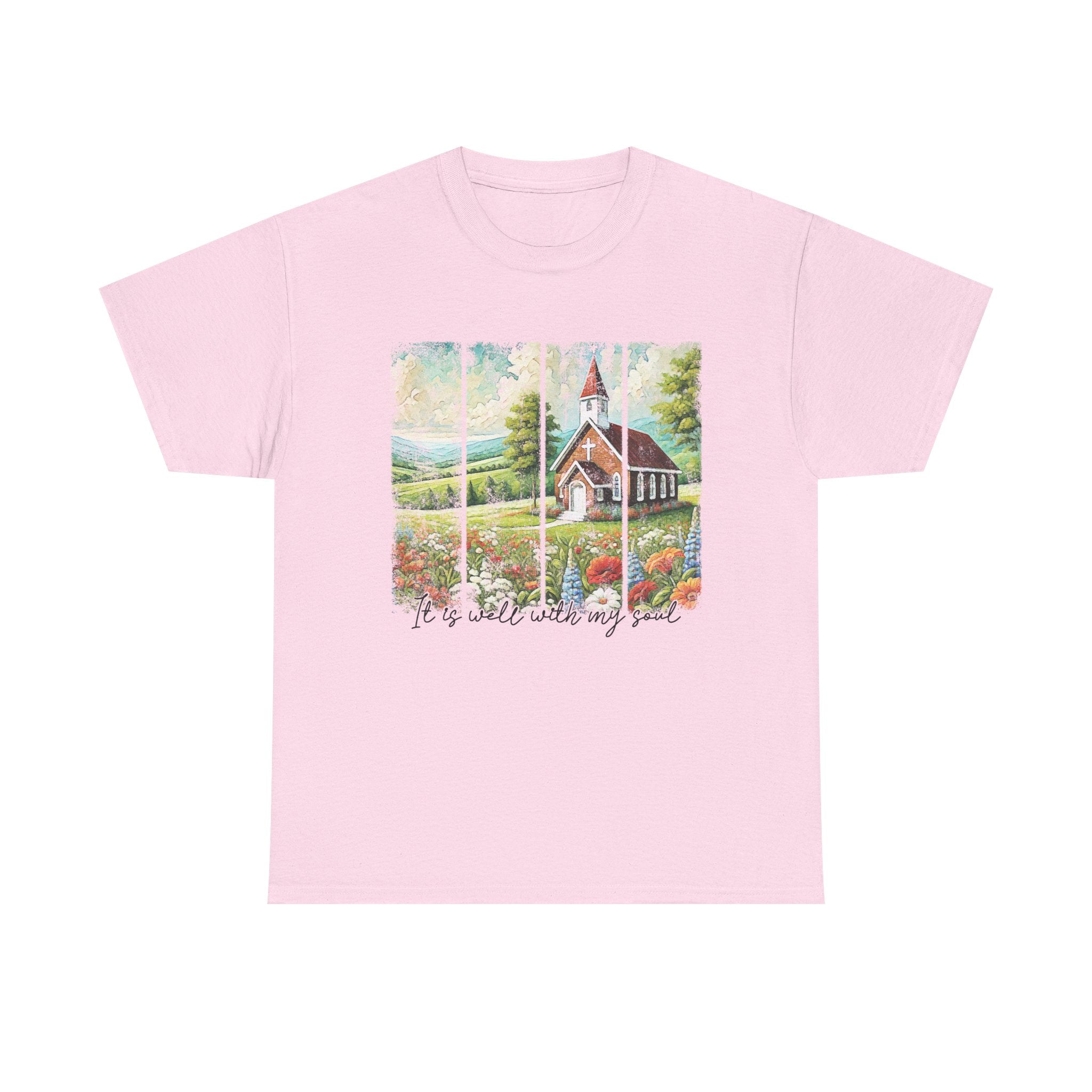 Christian Scenic Nature Tee - Ideal for Nature Lovers, Gift for Outdoor Enthusiasts, Comfortable Everyday Wear, Perfect for Spring and Summer.