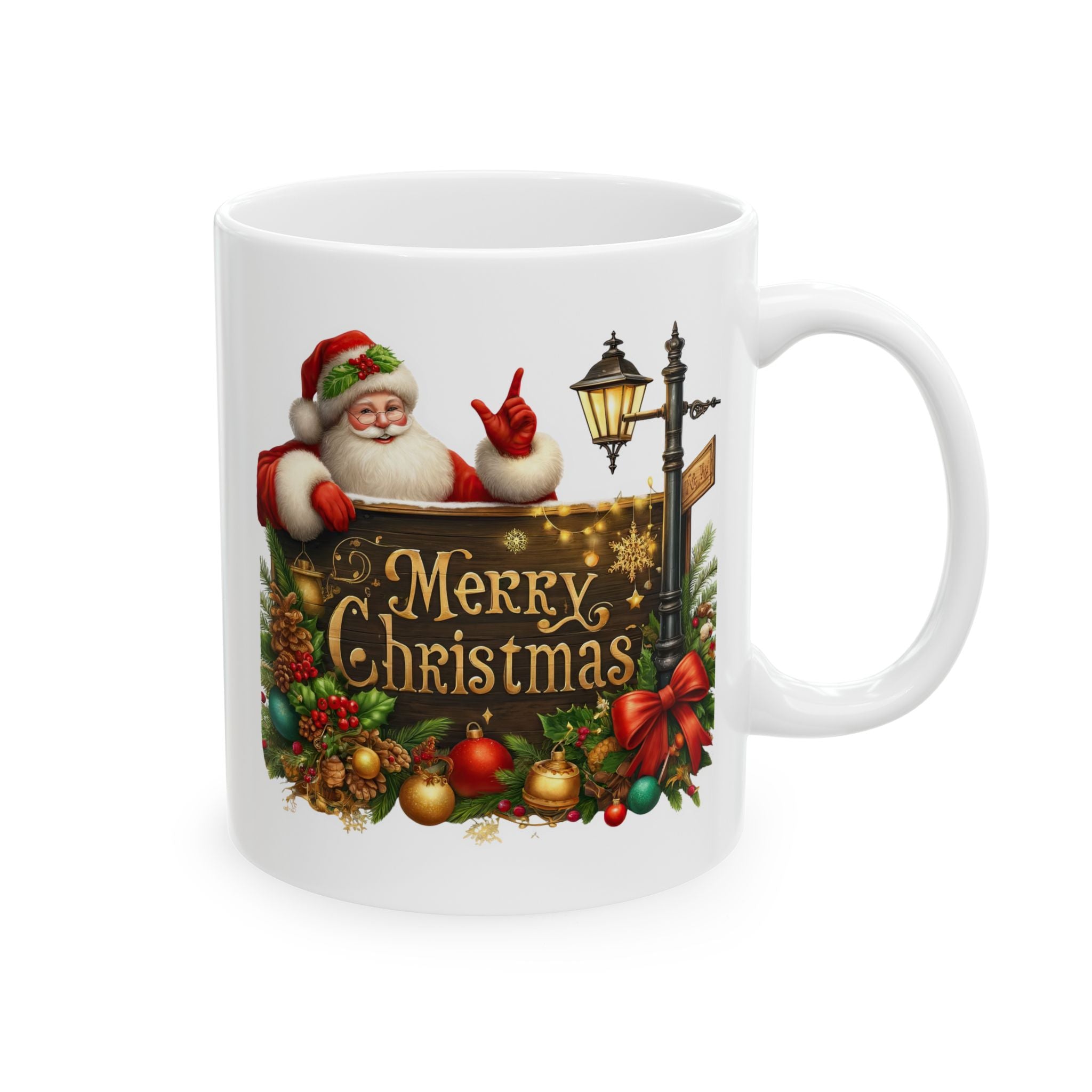 Merry Christmas Santa Coffee Mug