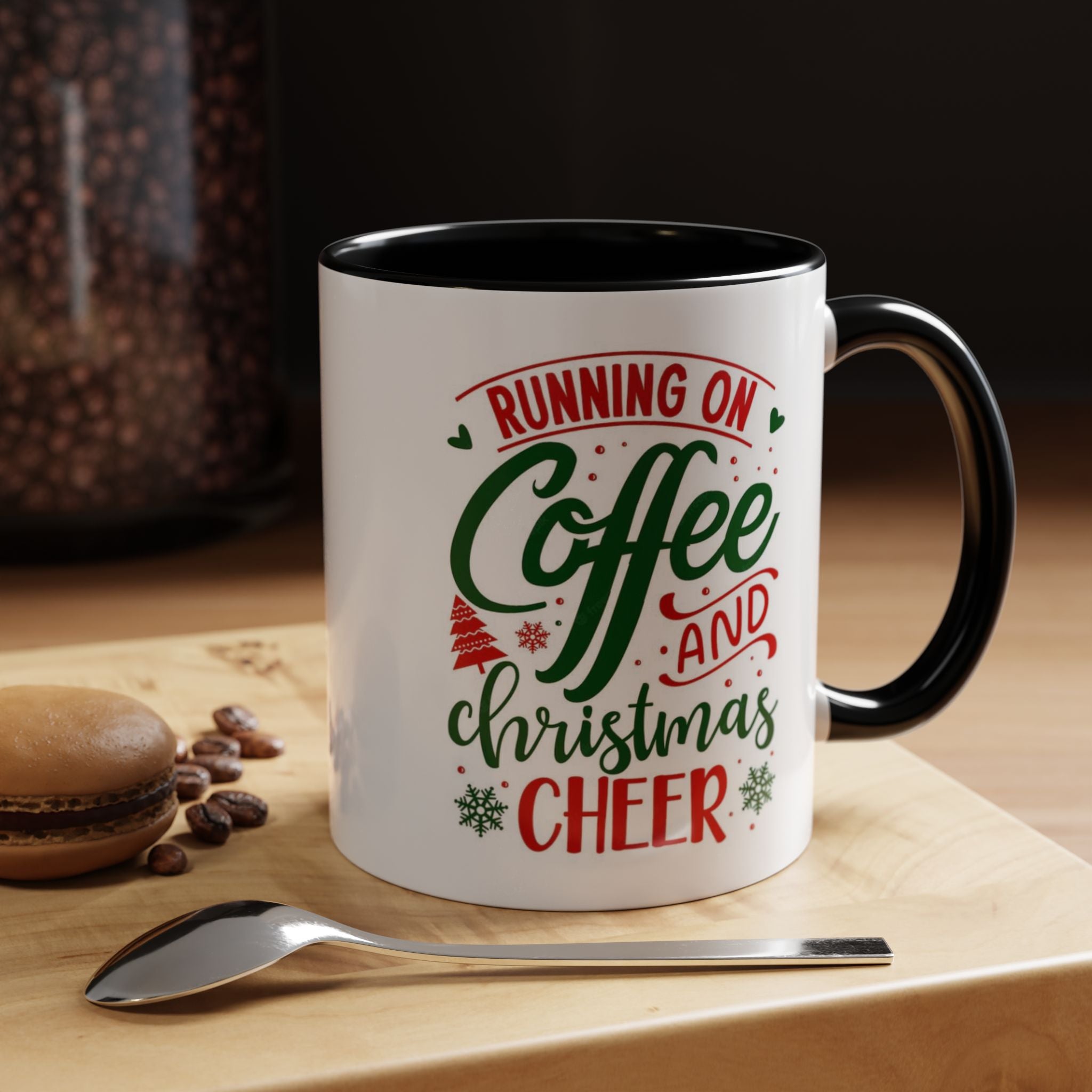Christmas Cheer Coffee Mug, Holiday Gift, Seasonal Drinkware, Festive Home Decor, Merry Coffee Lover Present
