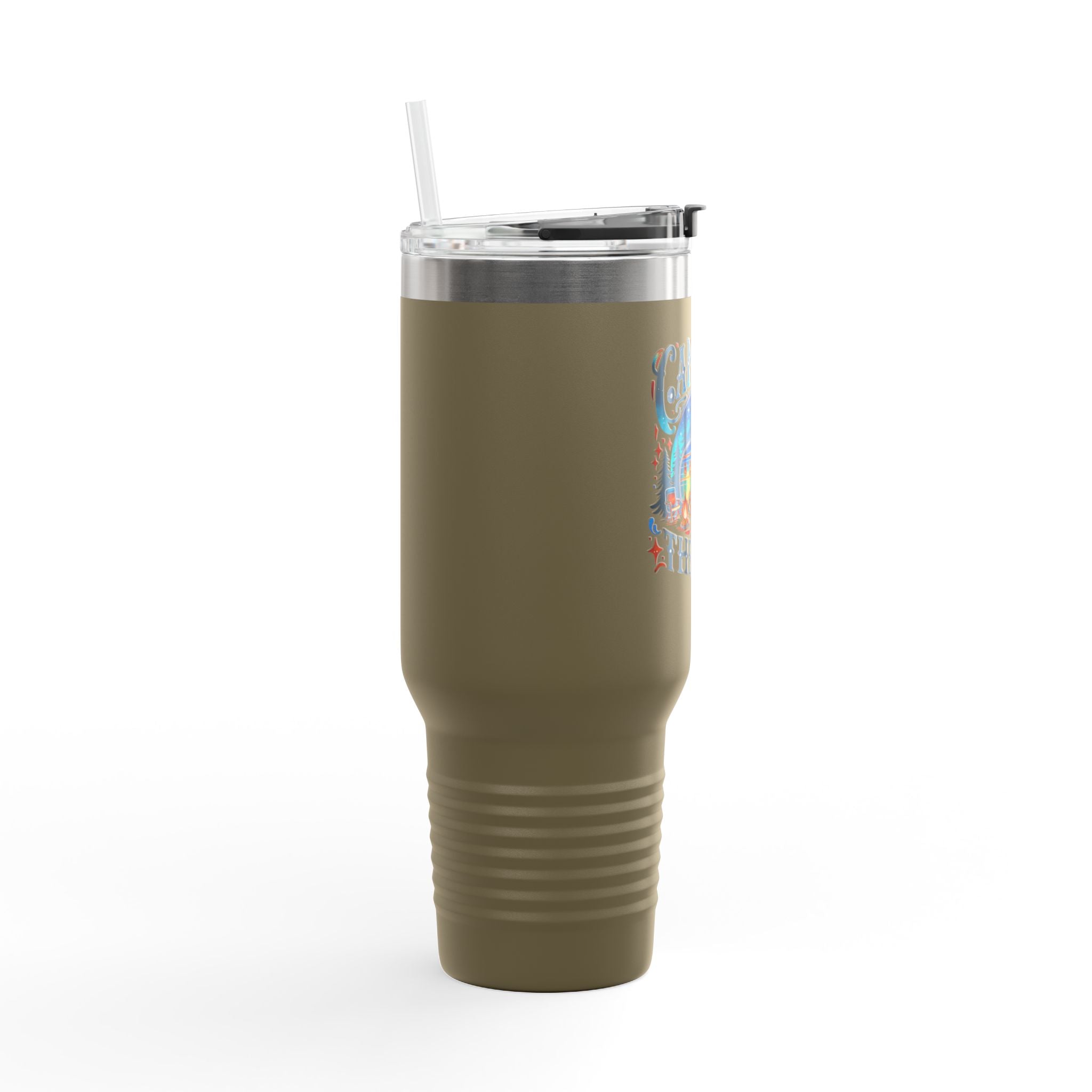 Camping Is My Therapy Insulated Travel Mug