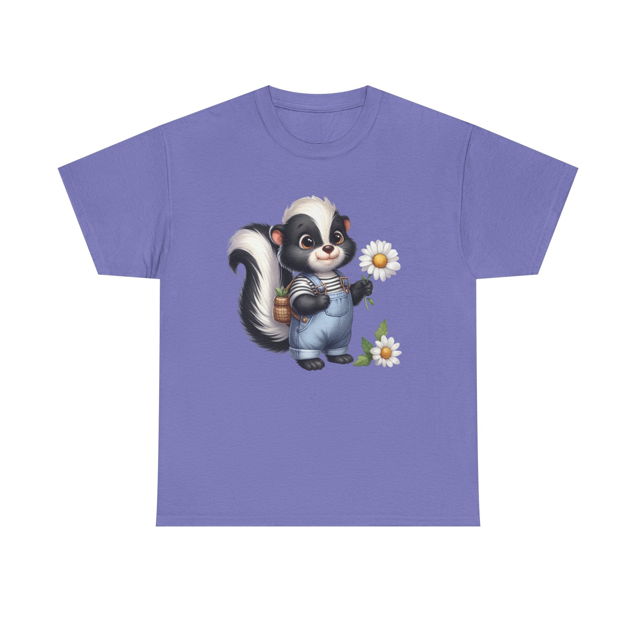Adorable Skunk Tee for Nature Lovers, Cute Animal T-Shirt, Gift for Animal Lovers, Spring Outfits, Eco-Friendly Style