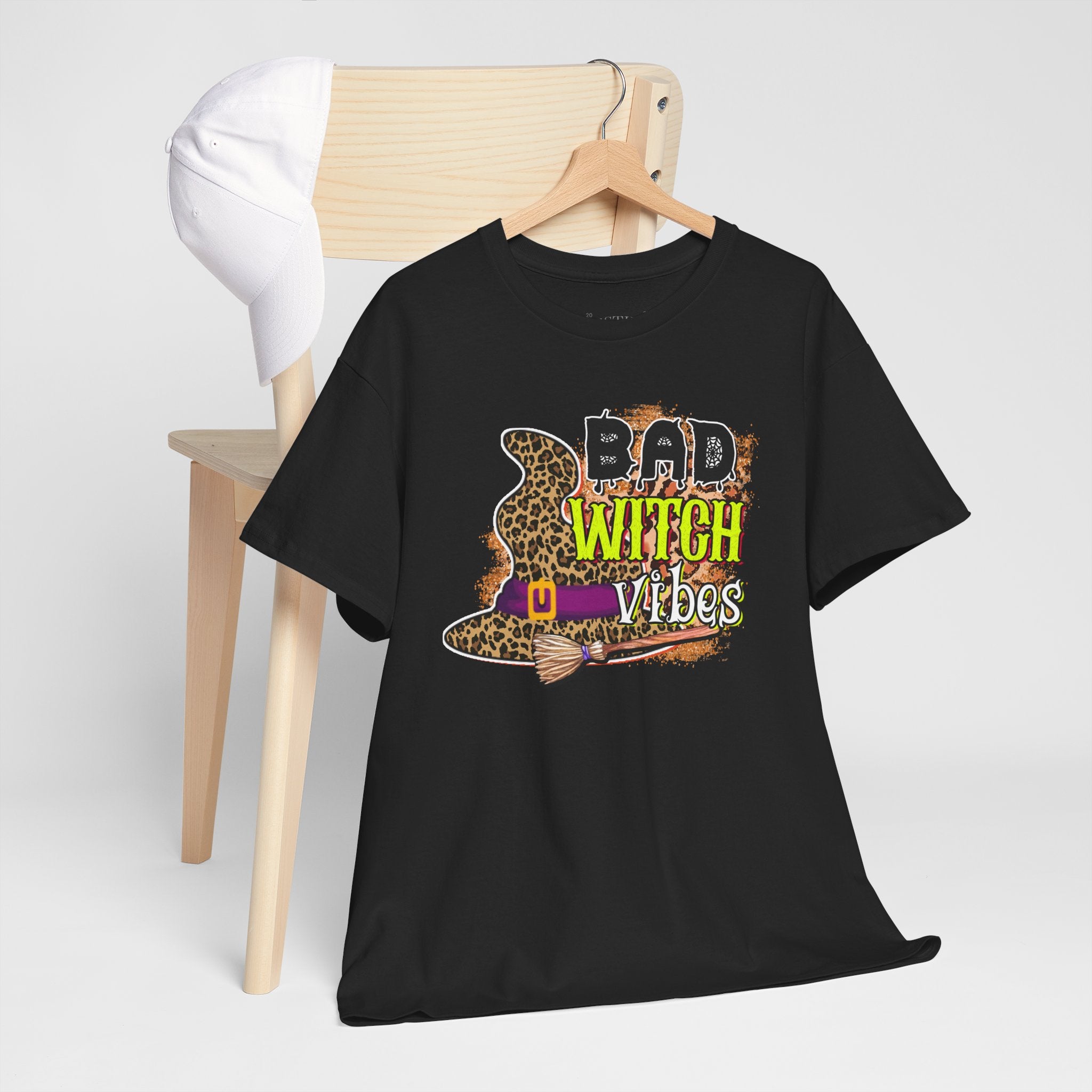 Bad Witch Vibes T-Shirt, Tee for Halloween, Witchy Apparel, Cute Casual Tee, Gifts for Her