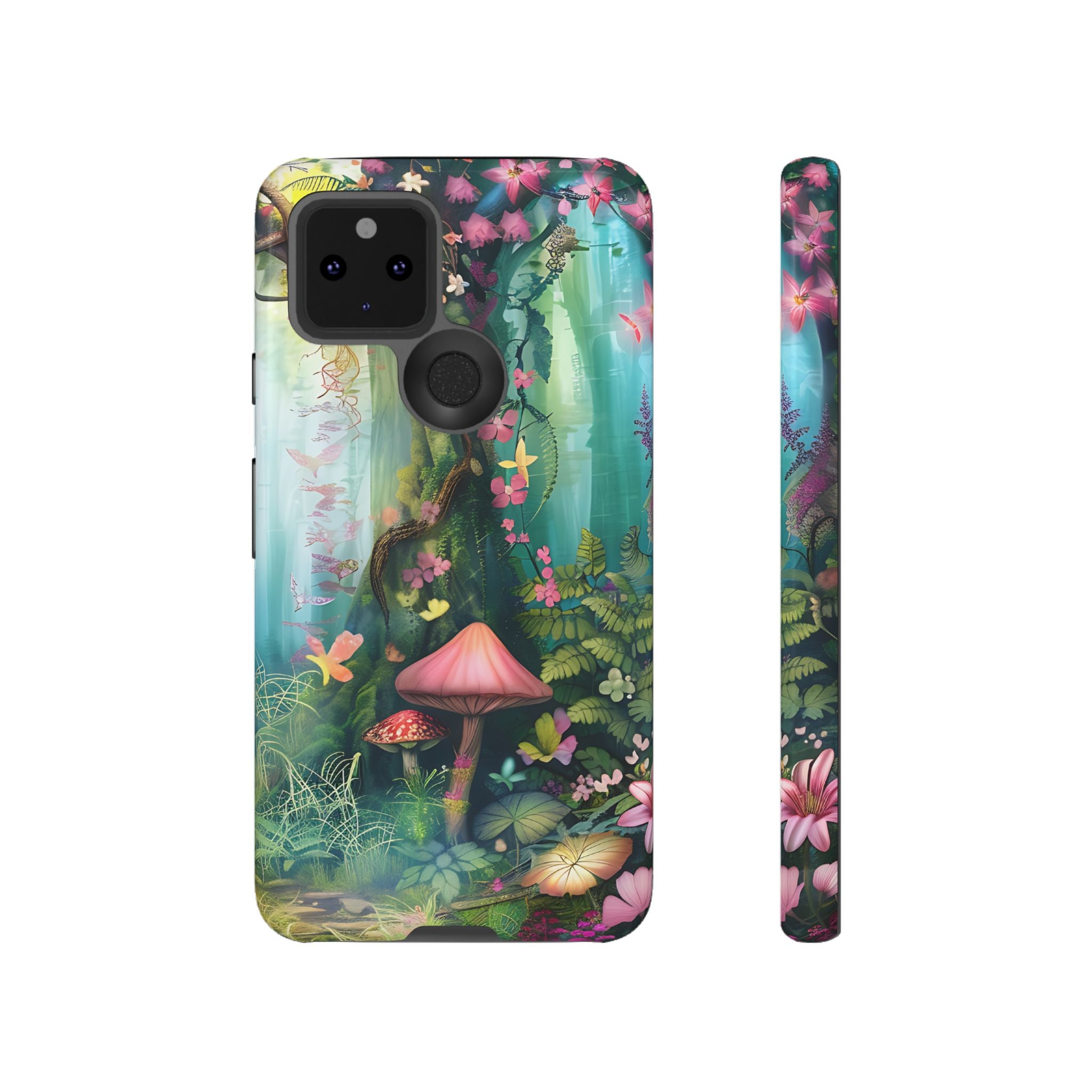 Tough Case Impact Resistant Enchanted Forest Google Pixel Phone Case Nature-Inspired Design for Nature Lovers Cover