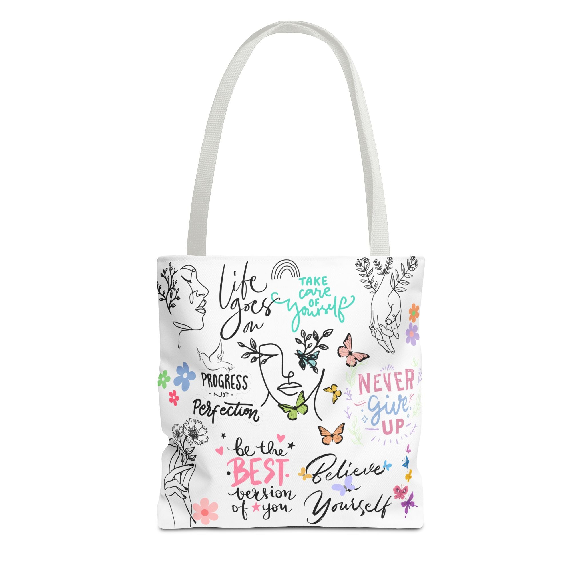 Inspirational Self Care Tote Bag