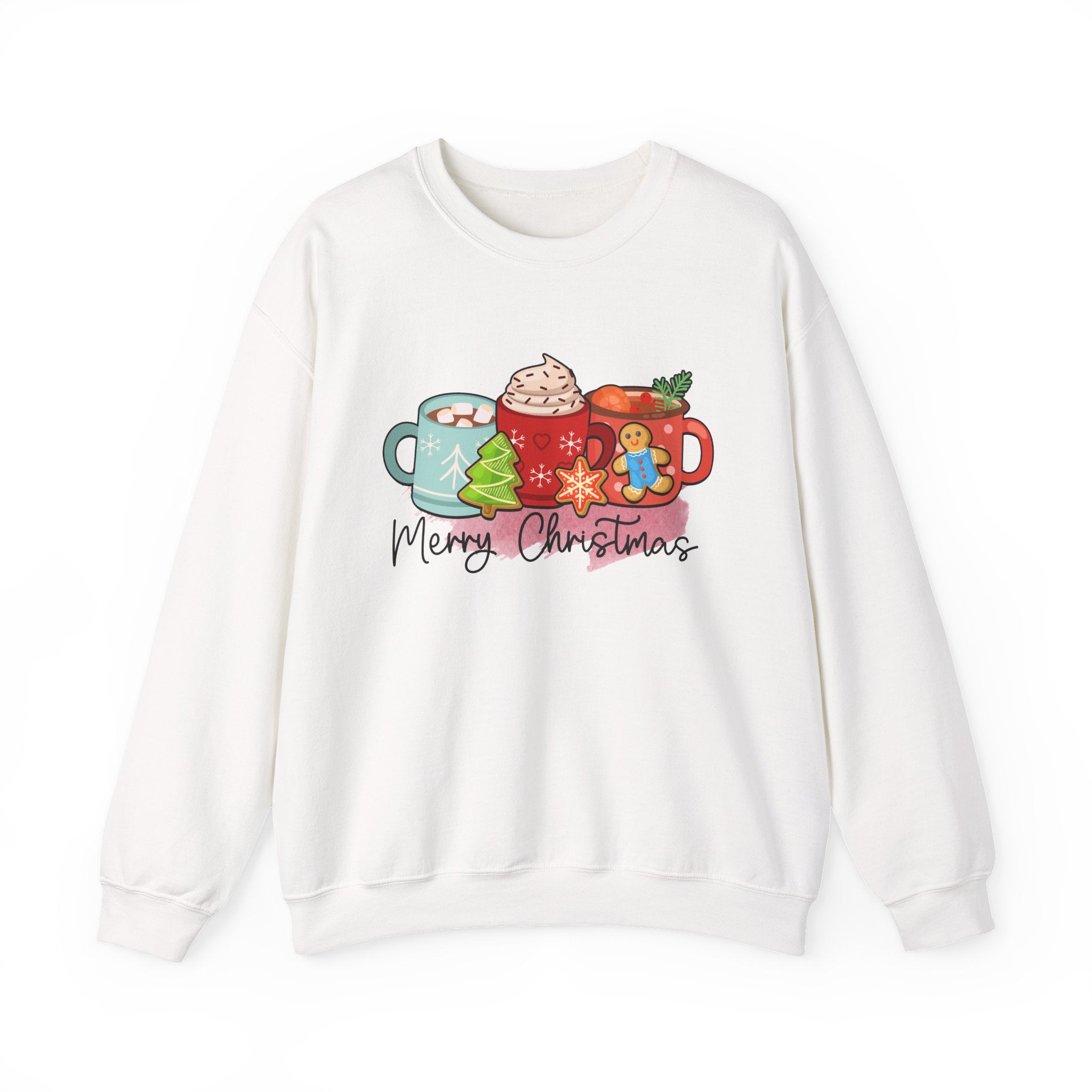 Merry Christmas Crewneck Sweatshirt, Cozy Holiday Apparel, Festive Gift, Winter Wardrobe, Sweatshirt