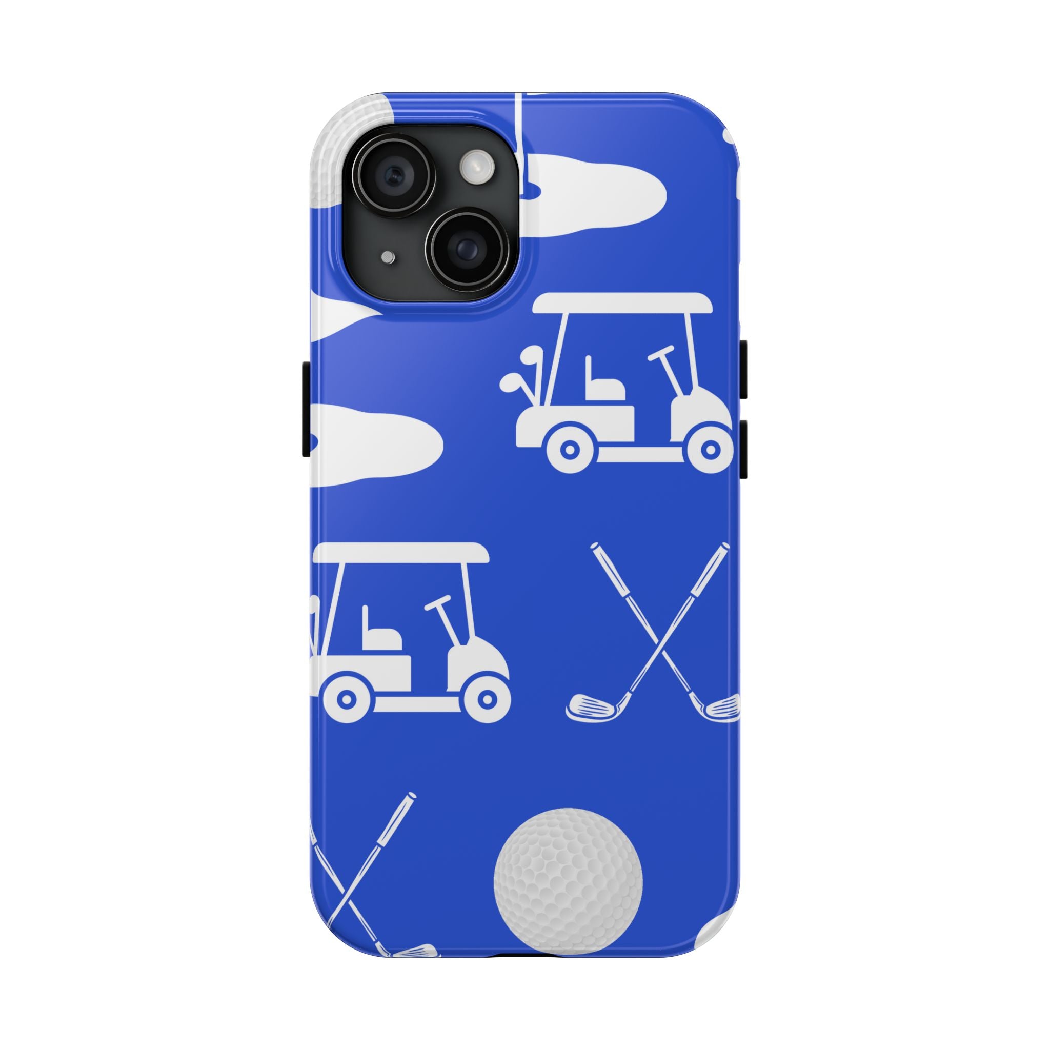 Blue & White Golf Tough Mobile Phone Case