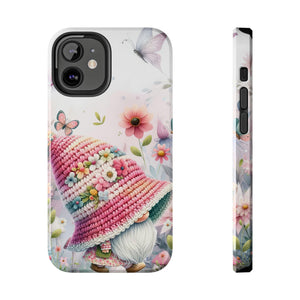 Cute Wispy Floral Gnome Phone Case, Cute Tough Accessory for Nature Lovers, Gifts for Her, Spring Vibes, Durable Protection, Cute iPhone Sam
