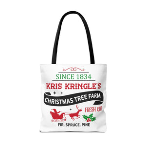 Since 1834 Kris Kringle's Christmas Tree Farm Tote Bag